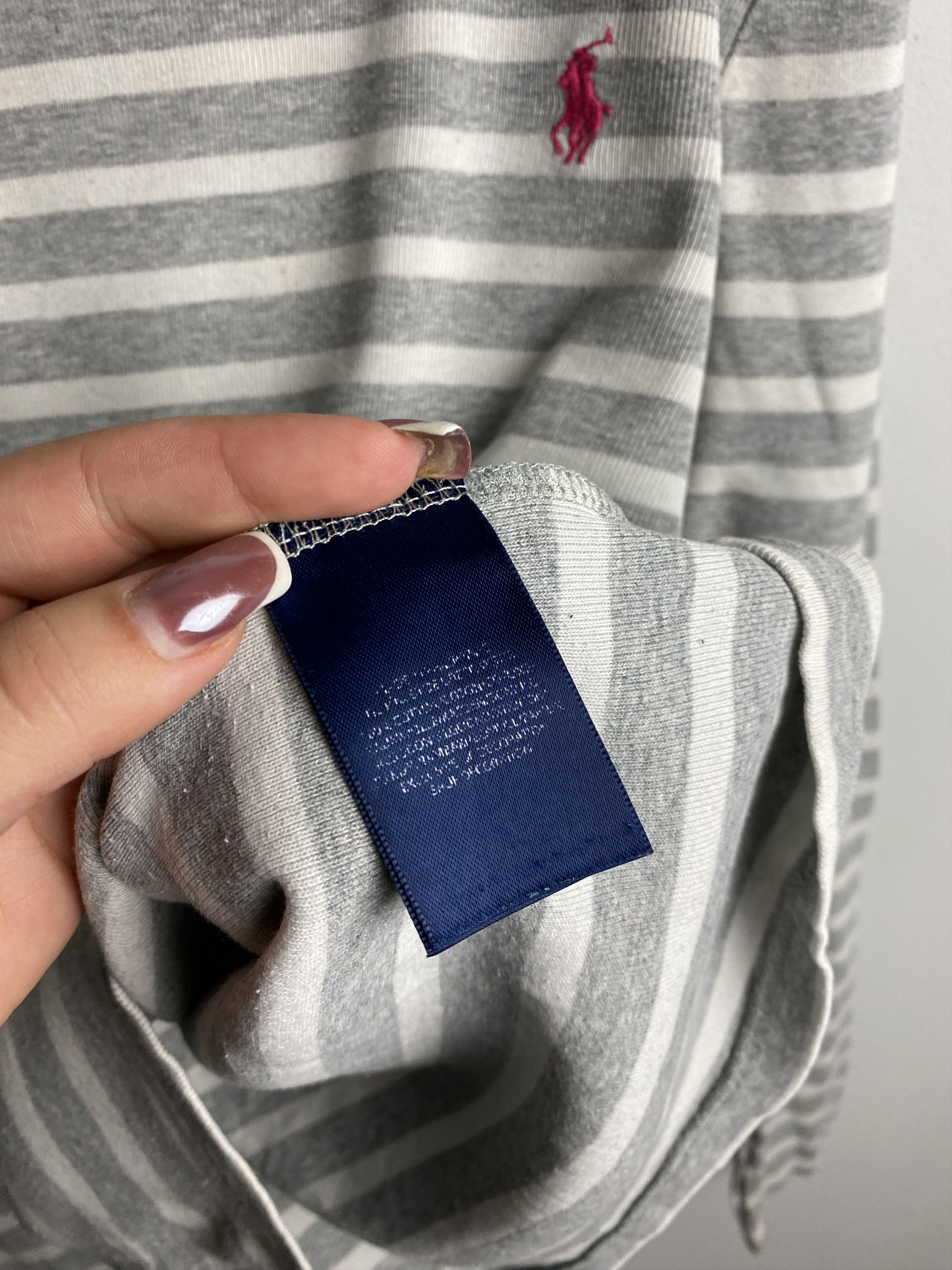 Ralph Lauren Ralph Lauren small pony long sleeve t-shirt tee striped Size L / US 10 / IT 46 - 4 Thumbnail