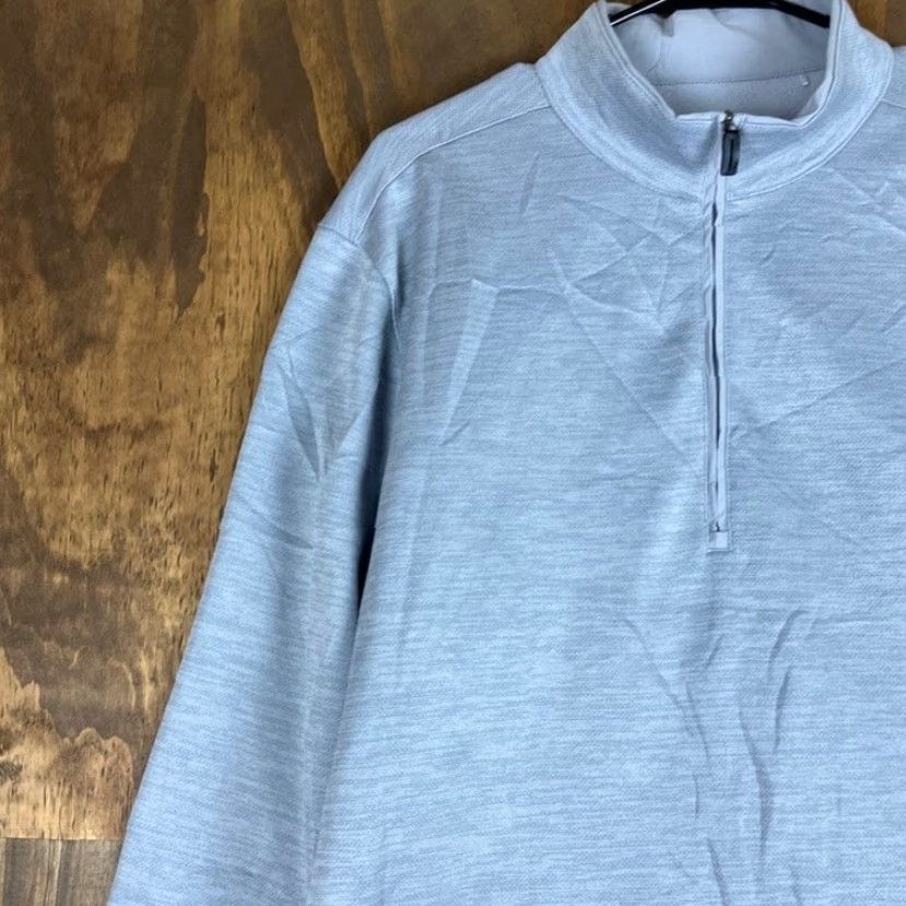 Vintage Walter Hagen Mens Jacket Gray 11 Majors 1/4 Zip Mock Neck Performance Large Size US L / EU 52-54 / 3 - 4 Thumbnail