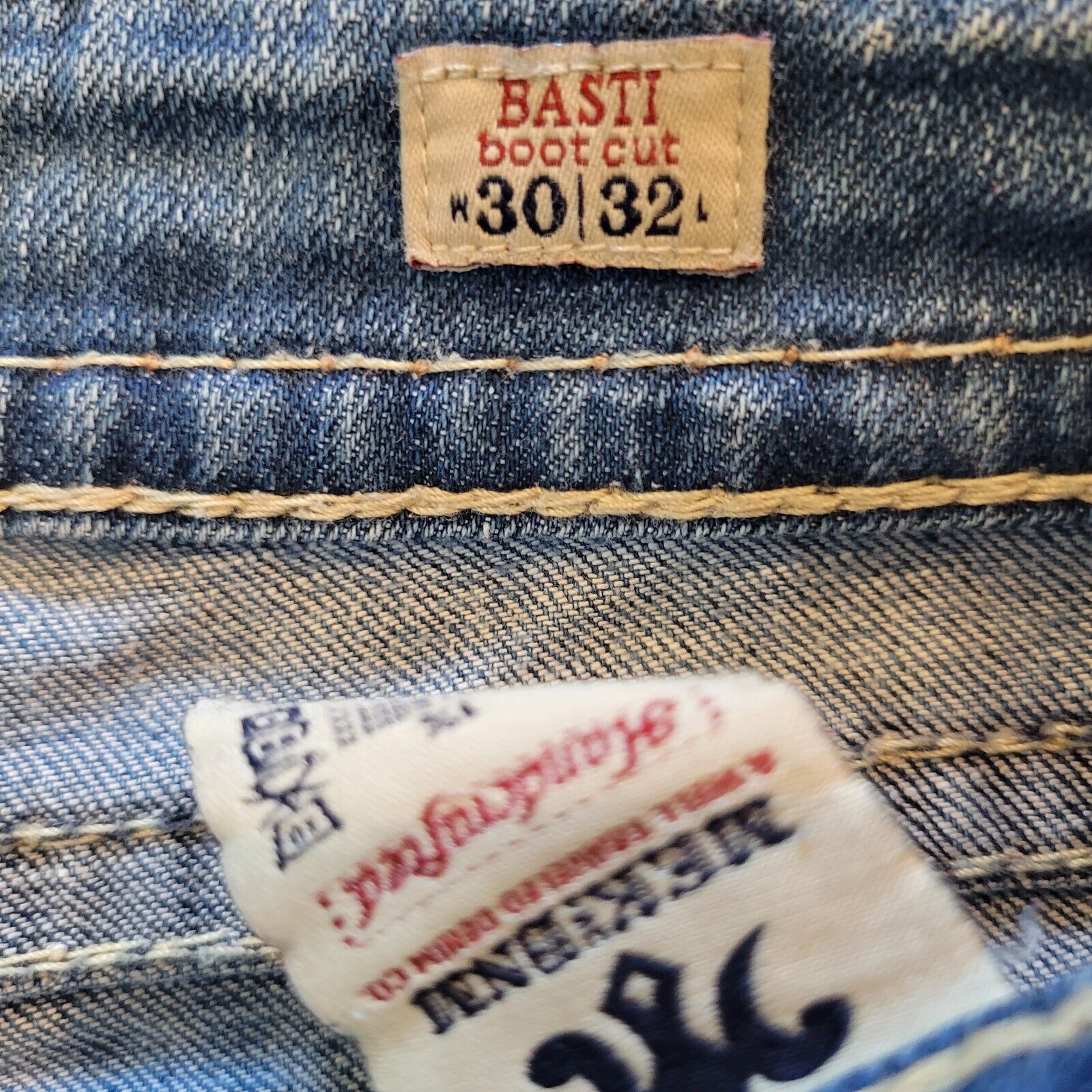 MEK Mek Denin Buckle Jeans Womens Size 30 x 32 Basti Bootcut Size 30" / US 8 / IT 44 - 7 Thumbnail