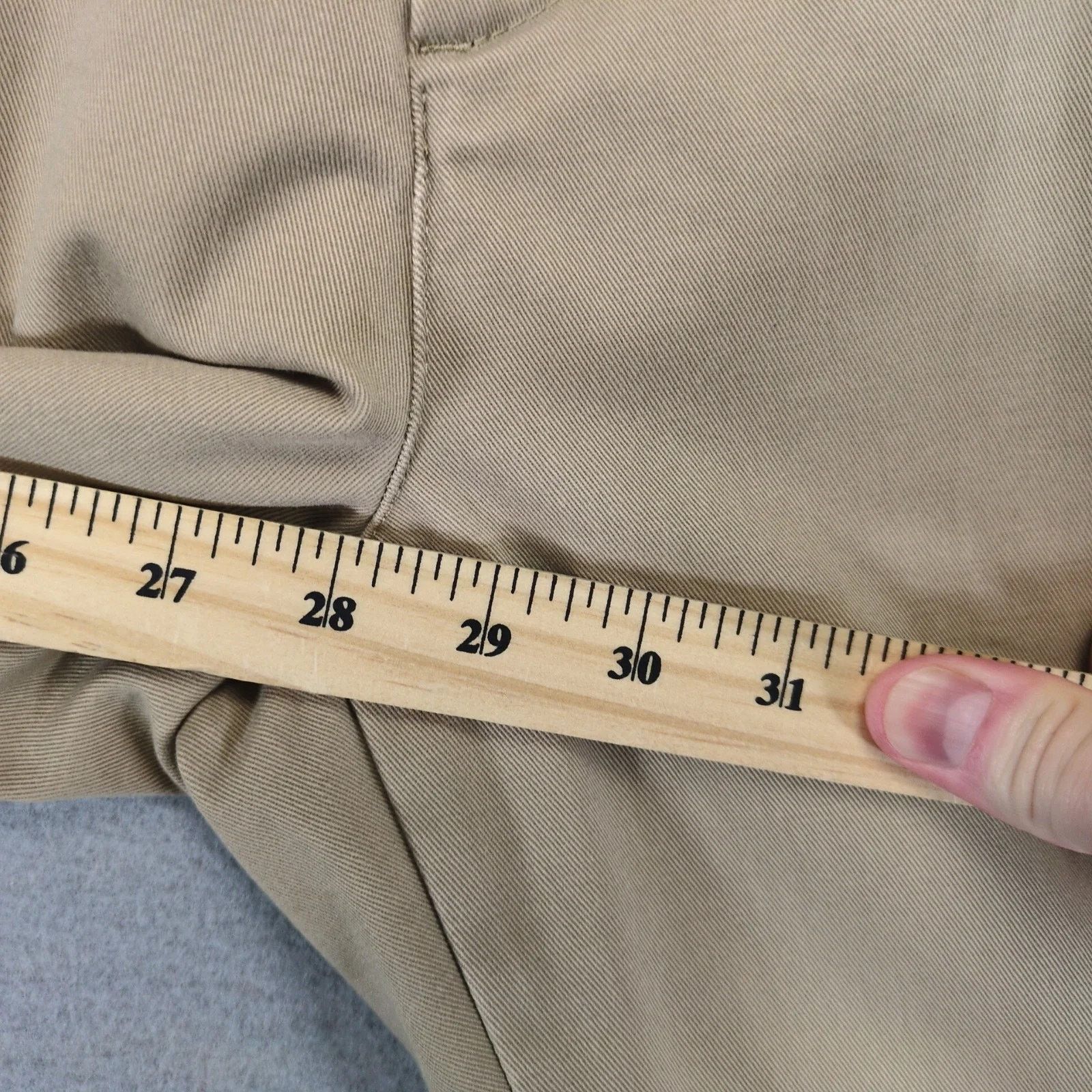 Lands' End Lands End Traditional Khaki Chino Pants Men's 38x28 Straight Size US 38 / EU 54 - 6 Thumbnail
