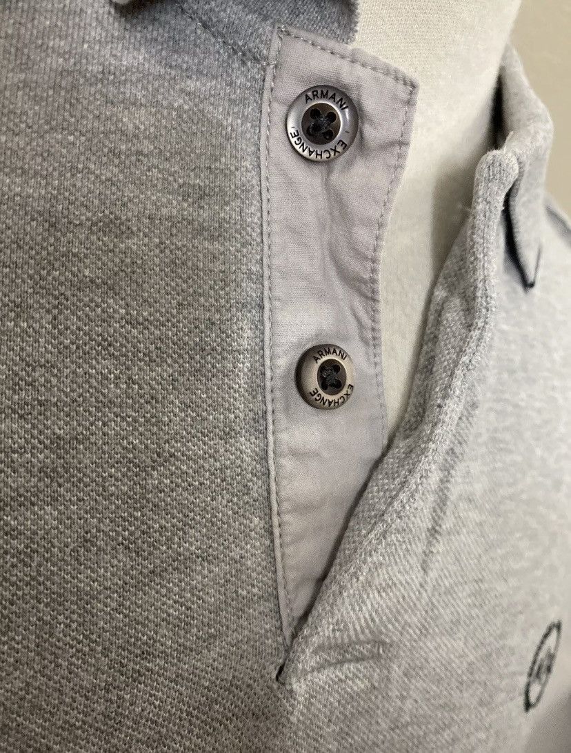 Armani Exchange AX Armani Exchange grey logo decal contrast polo large Size US L / EU 52-54 / 3 - 8 Thumbnail