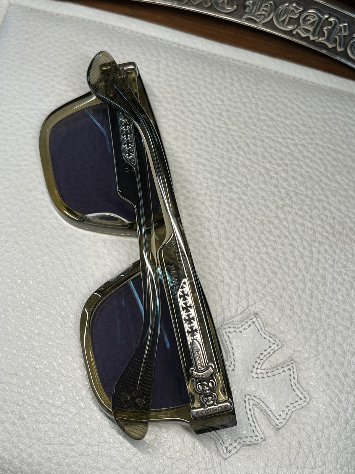 Chrome Hearts Chrome Hearts Box Officer Sunglasses Size ONE SIZE - 5 Thumbnail