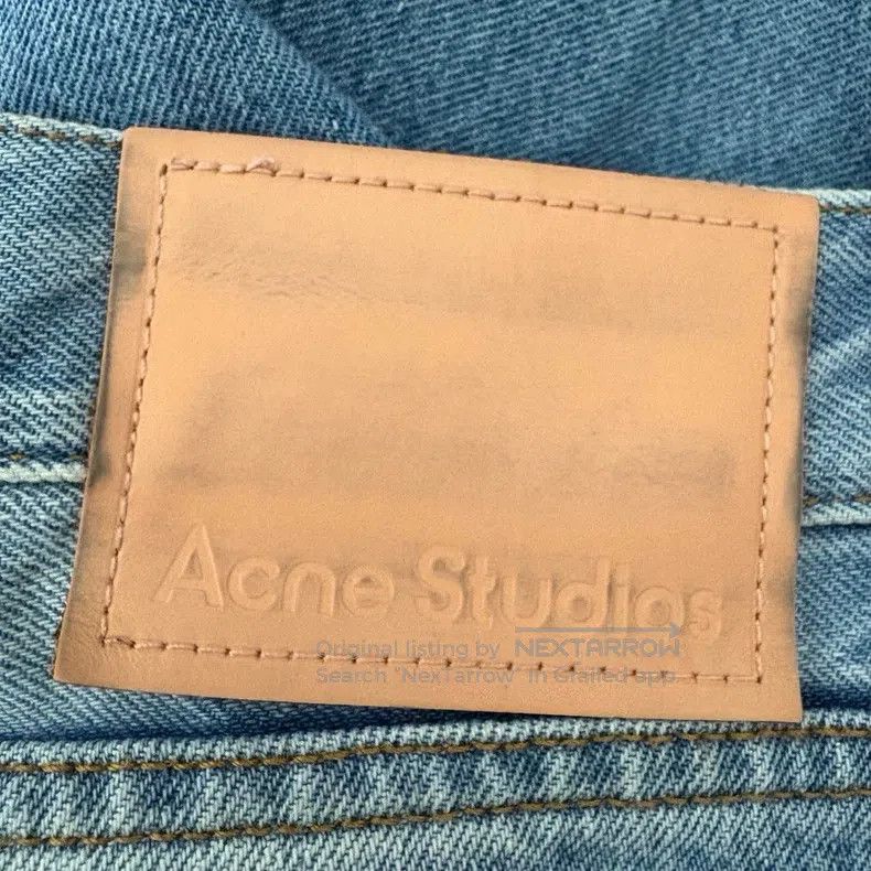 Acne Studios Acne Studios Light Blue Washed Slightly Flared Denim Pants Size US 30 / EU 46 - 3 Thumbnail