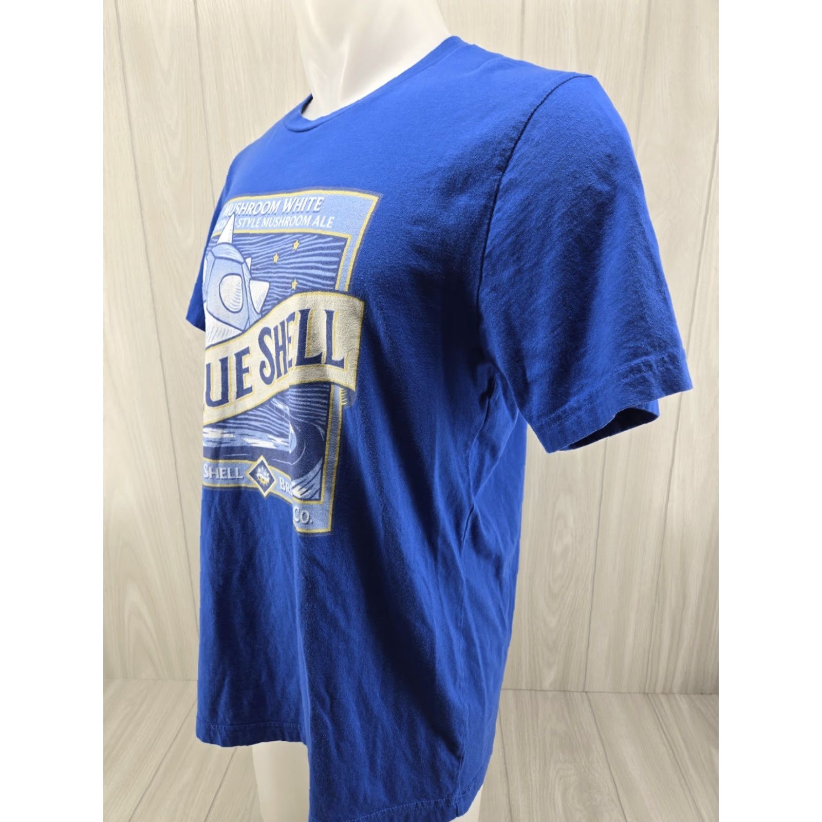 Vintage VINTAGE Blue Shell Brewing Co Shirt L Mens Short Sleeve T-Shirt Blue Size US L / EU 52-54 / 3 - 5 Thumbnail
