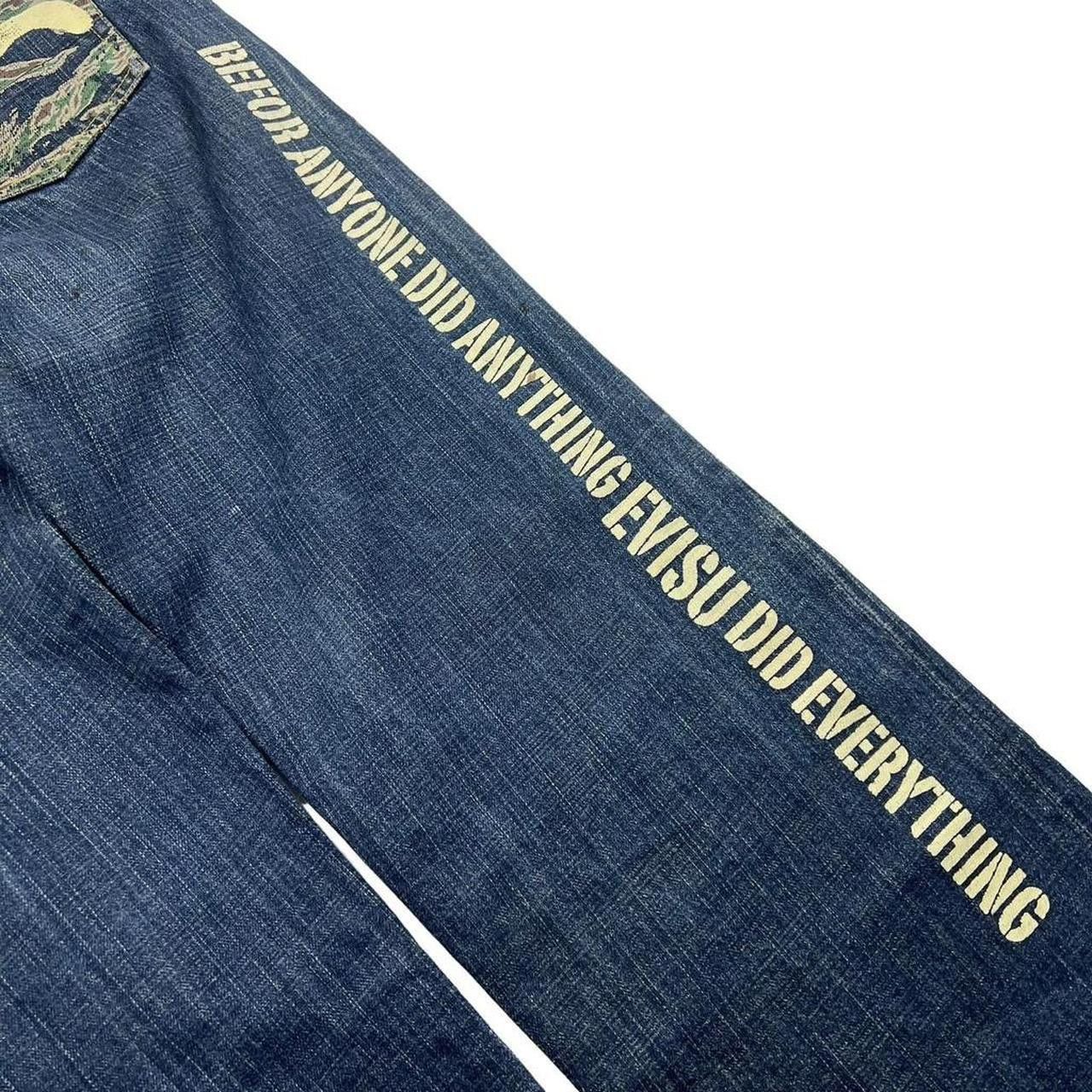 Evisu Vintage Evisu Gull Camouflage Jeans - Waist: 30” Size US 30 / EU 46 - 3 Thumbnail