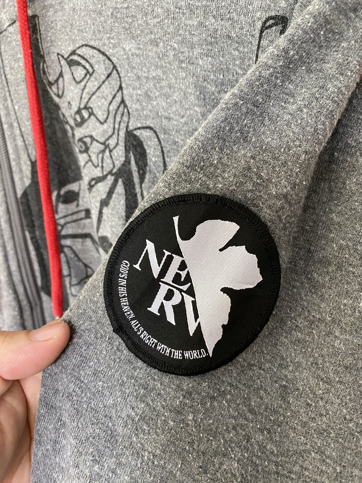 Anime Nerv Evangelion no2 Hoodies Size US M / EU 48-50 / 2 - 6 Thumbnail