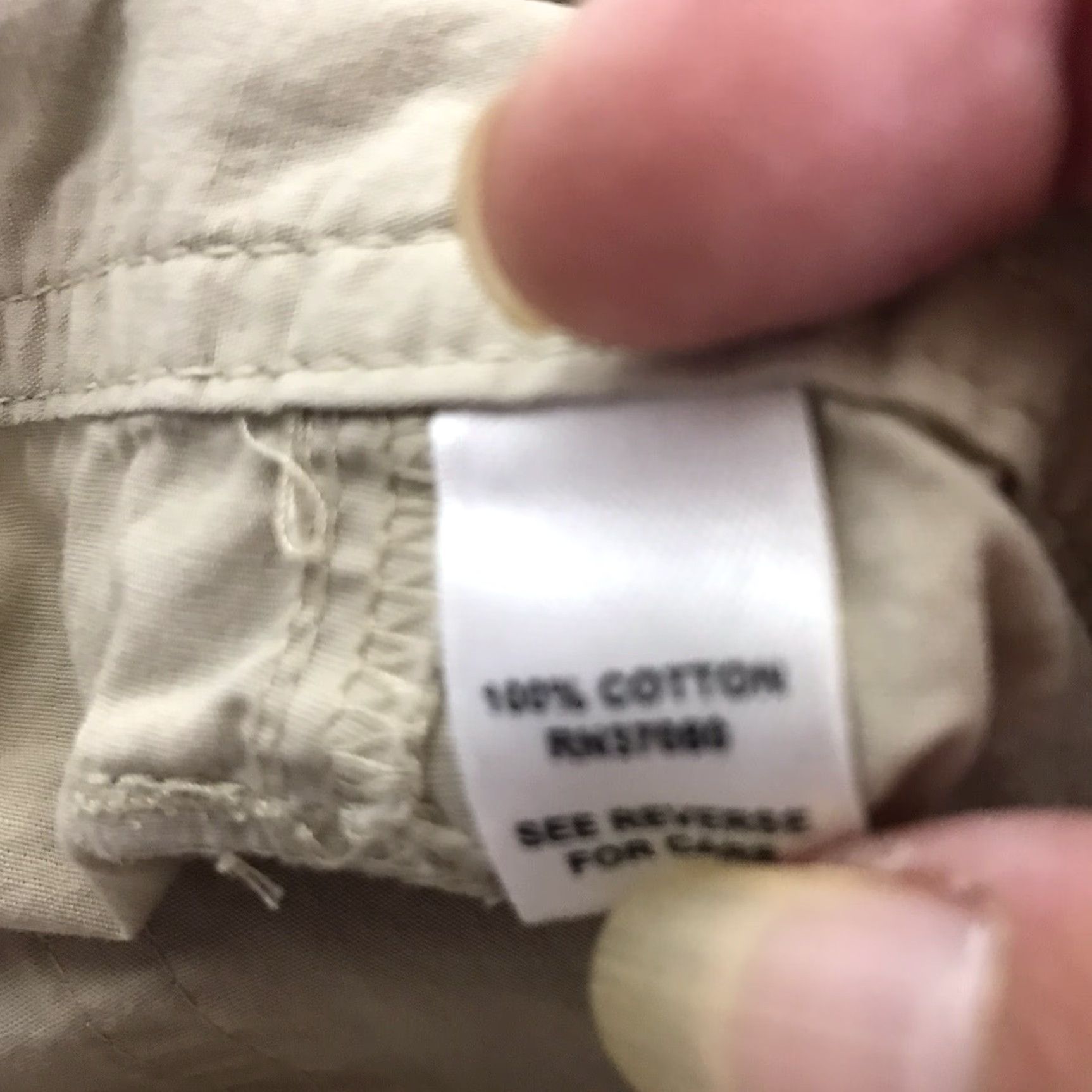 Vintage VINTAGE Cato Women’s Khaki Capri Pants Size 12 Beige Cotton Wide-Leg Casual Summer Size ONE SIZE - 5 Thumbnail