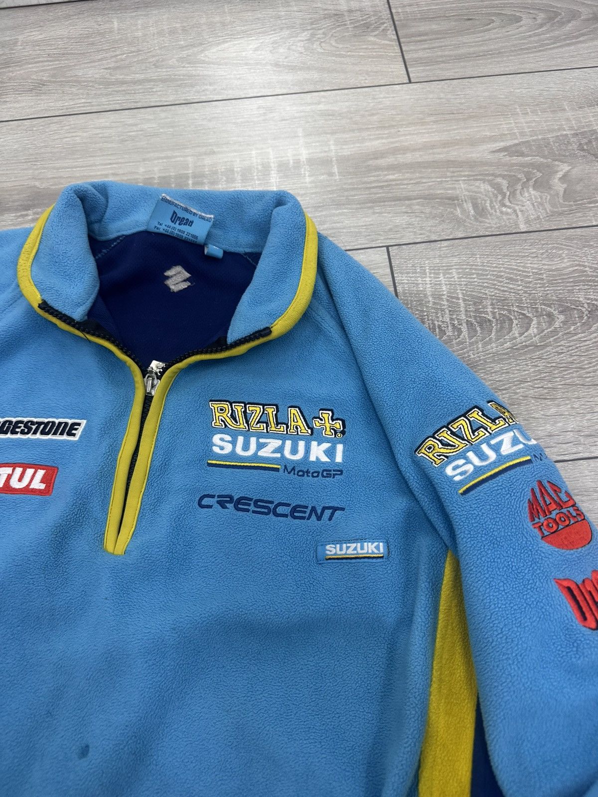 Vintage Suzuki Moto Racing Fleece Jacket Size US M / EU 48-50 / 2 - 6 Thumbnail
