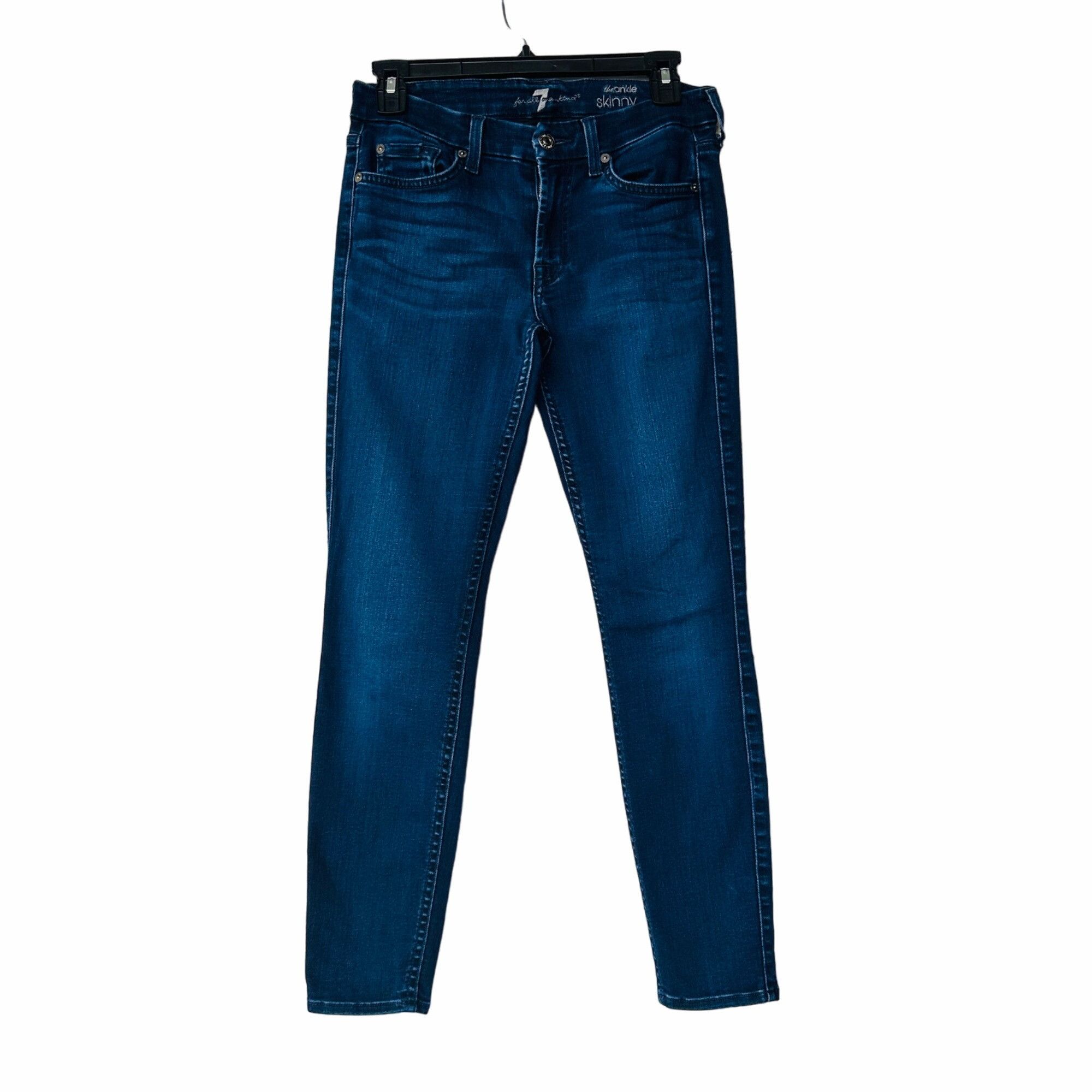 7 For All Mankind ⭐7 For All Mankind The Ankle Skinny Jeans Womens Sz 27 Dark Size 28" / US 6 / IT 42 - 2 Thumbnail