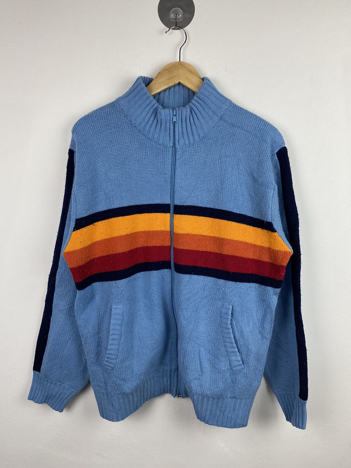 Vintage Willpips Zipper Knitwear Size US L / EU 52-54 / 3 - 1 Thumbnail
