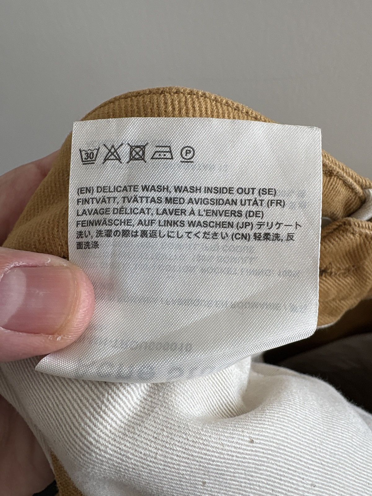 Acne Studios Acne Studios Workwear Trousers Mustard Size US 30 / EU 46 - 4 Thumbnail