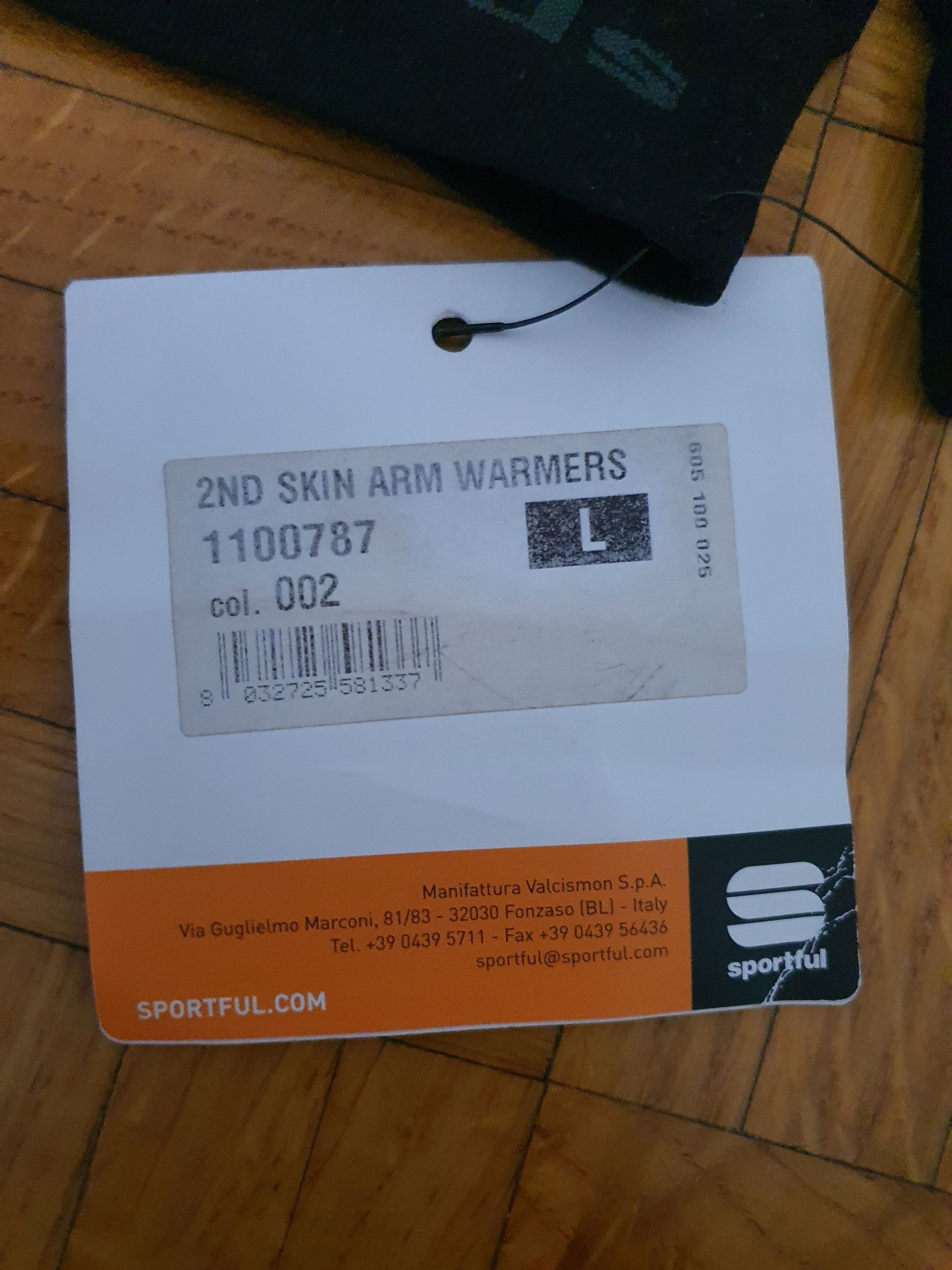 Bicycle SPORTFUL - Cycling - 2nd SKIN ARM WARMERS - Sz L Size ONE SIZE - 3 Thumbnail