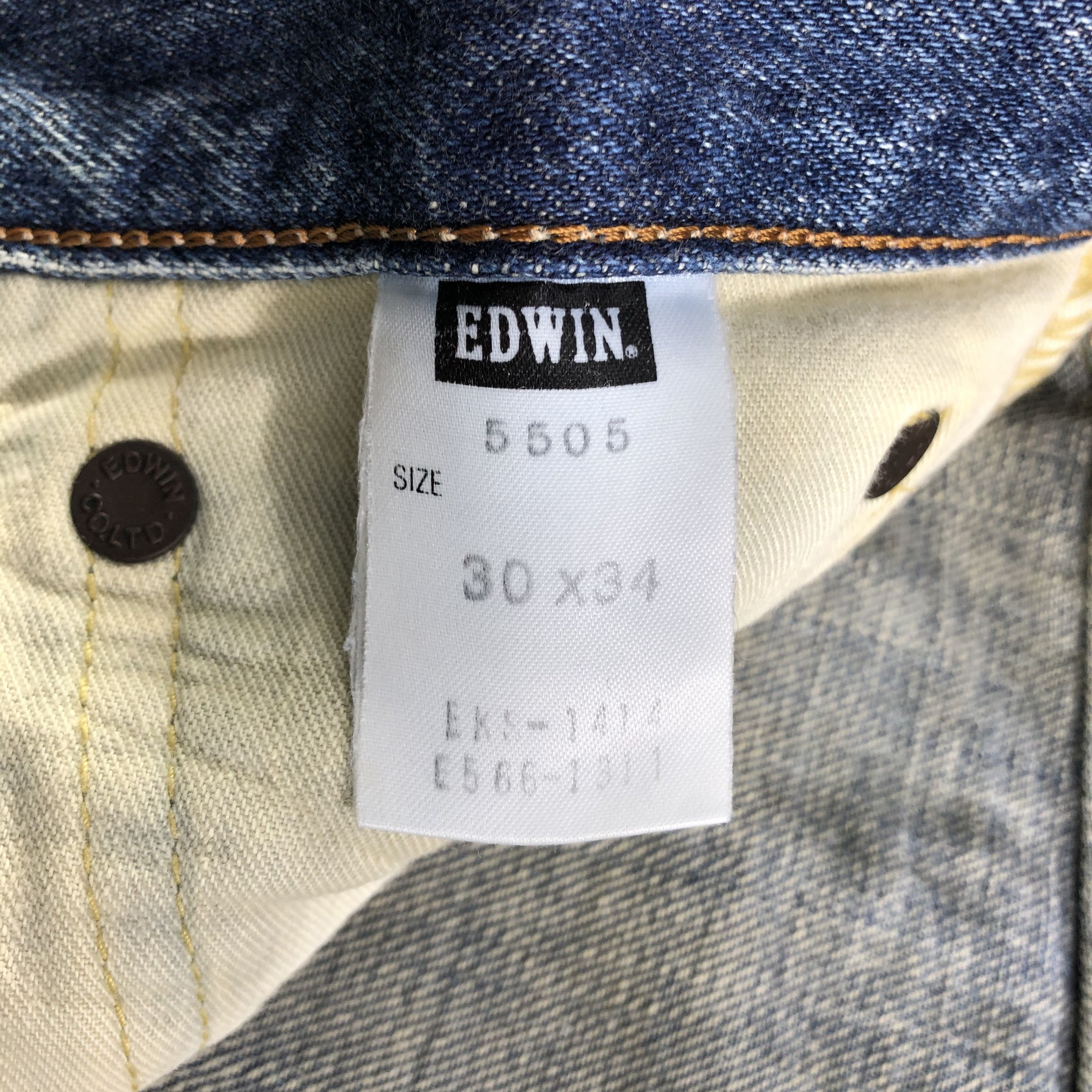 Edwin Vintage Blue Wash Edwin 505 Selvedge Jeans-JM3672 Size US 32 / EU 48 - 11 Thumbnail