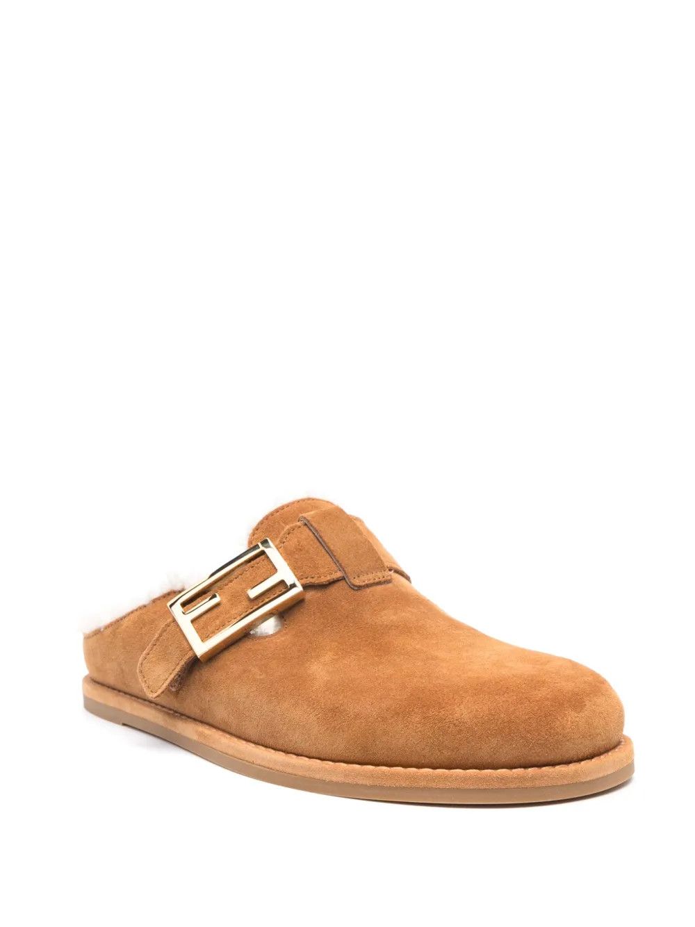 Fendi o1s1wg110226 Feel Mules in Brown Size US 6 / IT 36 - 2 Thumbnail