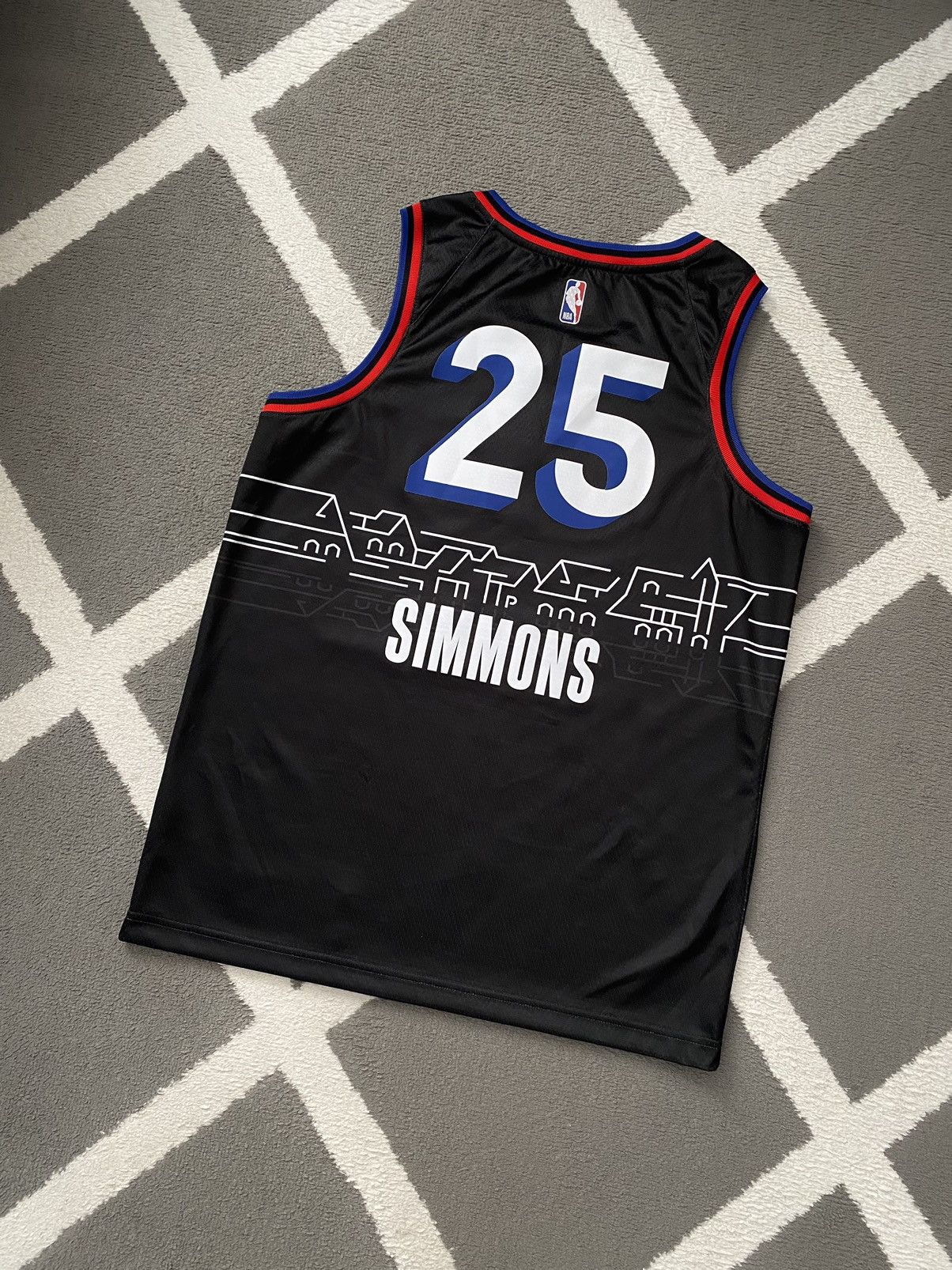 NBA × Nike Nike NBA Philadelphia 76ers Ben Simmons Jersey City Edition Size US L / EU 52-54 / 3 - 2 Thumbnail