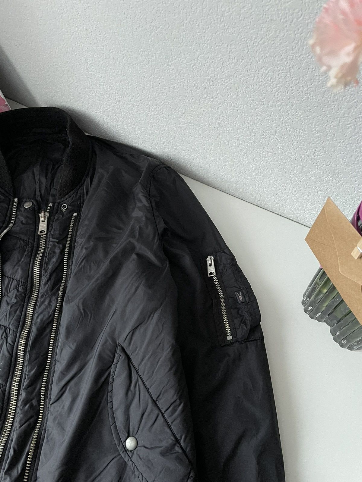 Allsaints Allsaints Bomber Nylon Zippers Full 4 Black Luxury Size US M / EU 48-50 / 2 - 11 Thumbnail
