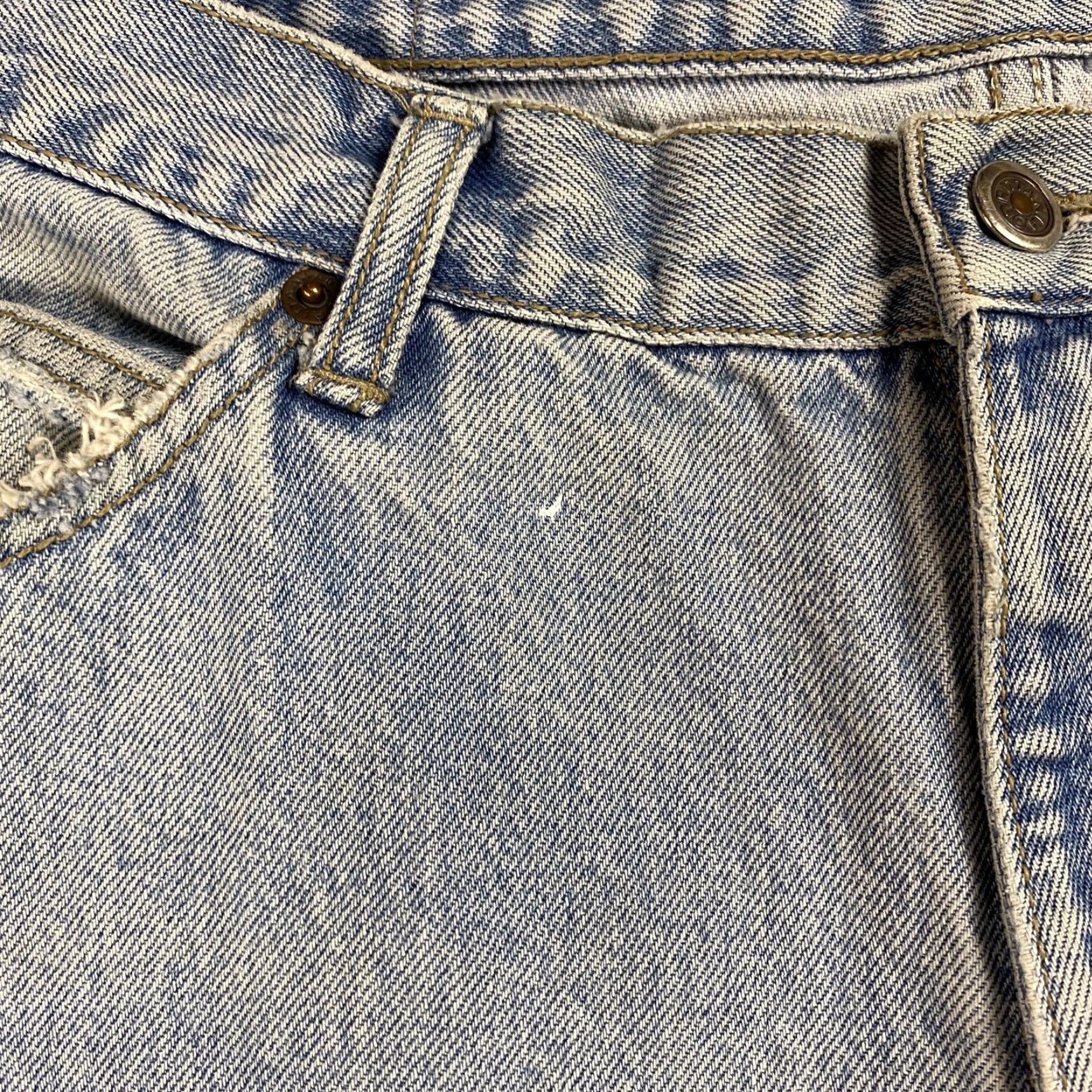 Denime VINTAGE Brittania Levis Tapered Light Wash Denim Jeans 34x30 90s Classic Mens Blue Size US 34 / EU 50 - 5 Thumbnail