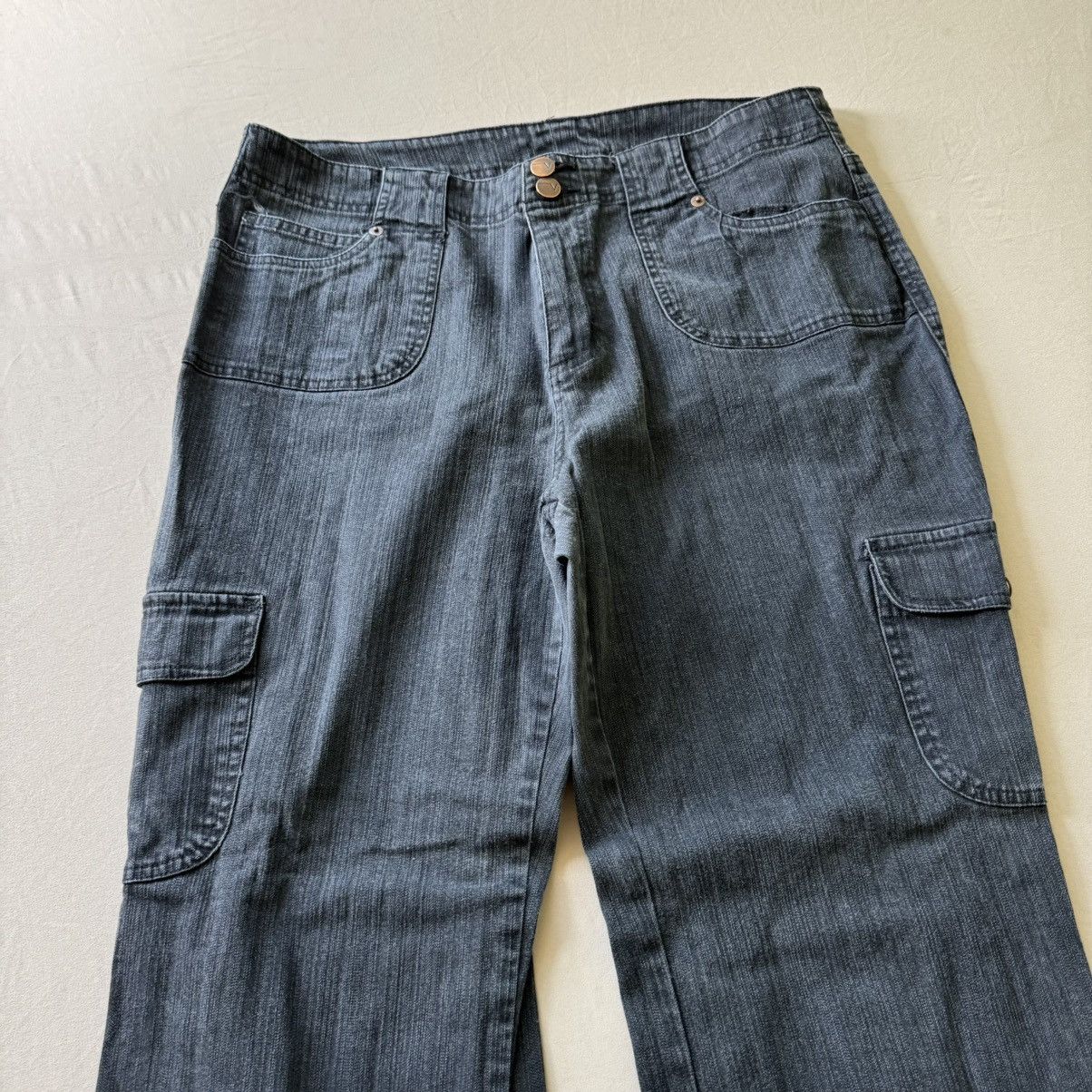 Other Y2K Era Venezia Cargo Bootcut Jeans Size 36" / US 14 / IT 50 - 3 Thumbnail