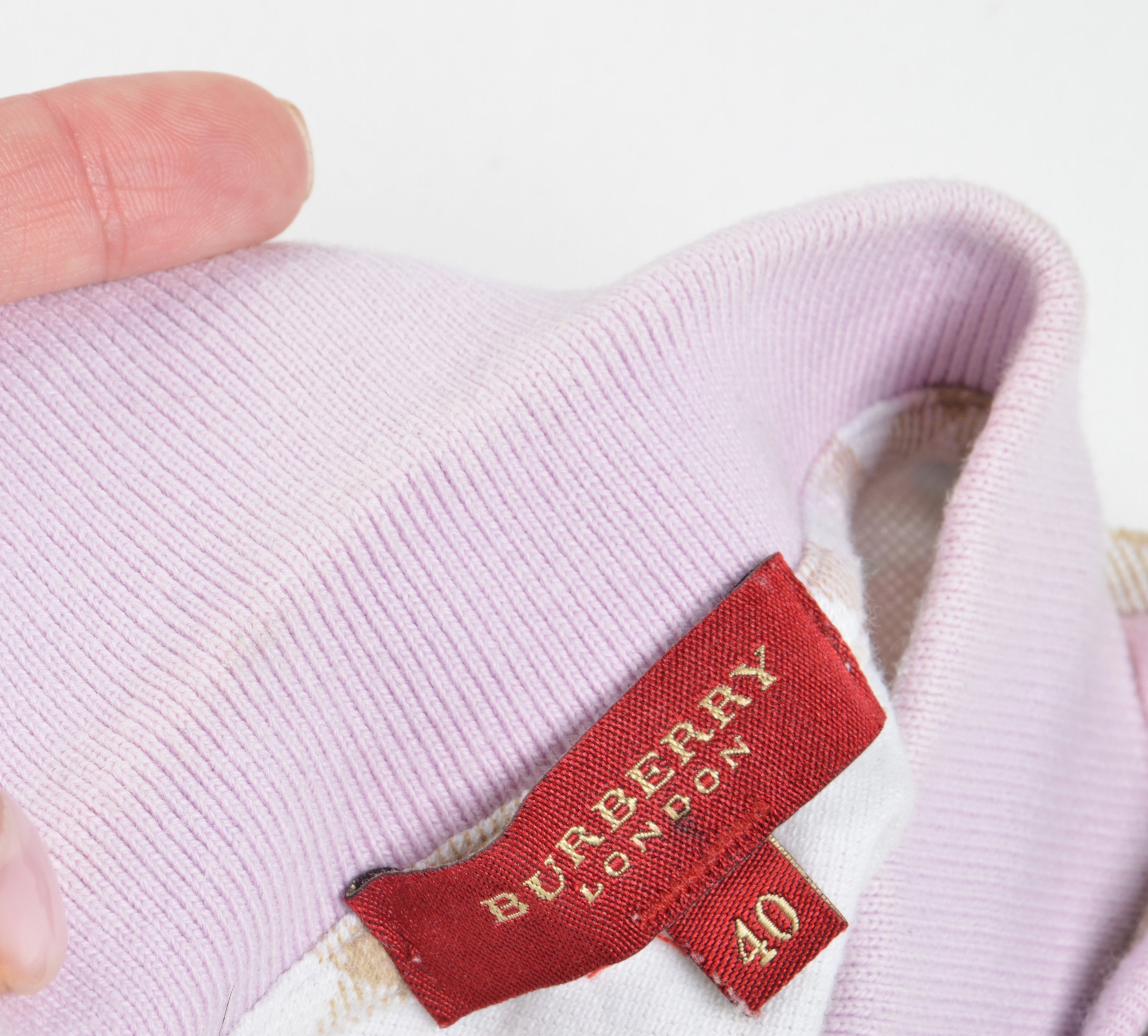 Burberry Vintage Burberry Y2K Nova Check Pink Babydoll Mini Dress Size S / US 4 / IT 40 - 9 Thumbnail