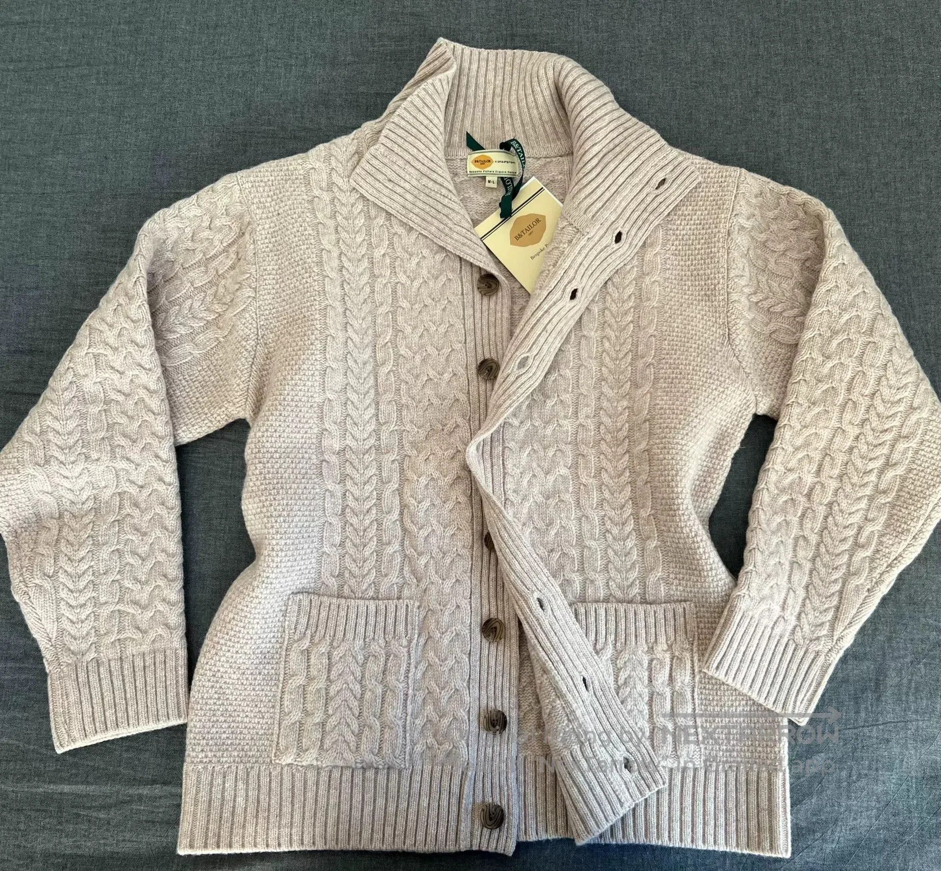 Other B&Tailor Stand Collar Cable Cardigan. Size US M / EU 48-50 / 2 - 2 Thumbnail