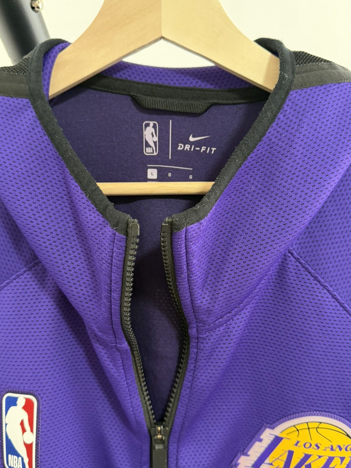 Nike Lakers Warm up Jacket Size US L / EU 52-54 / 3 - 3 Thumbnail