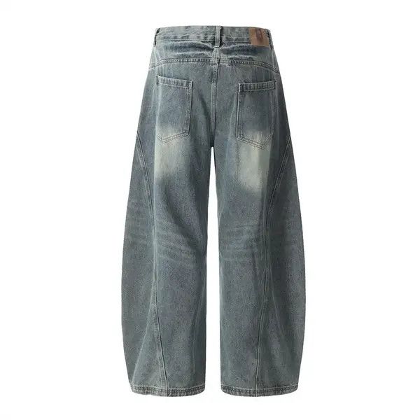 VIBE American retro washed workwear patchwork scimitar jeans Size US 32 / EU 48 - 3 Thumbnail
