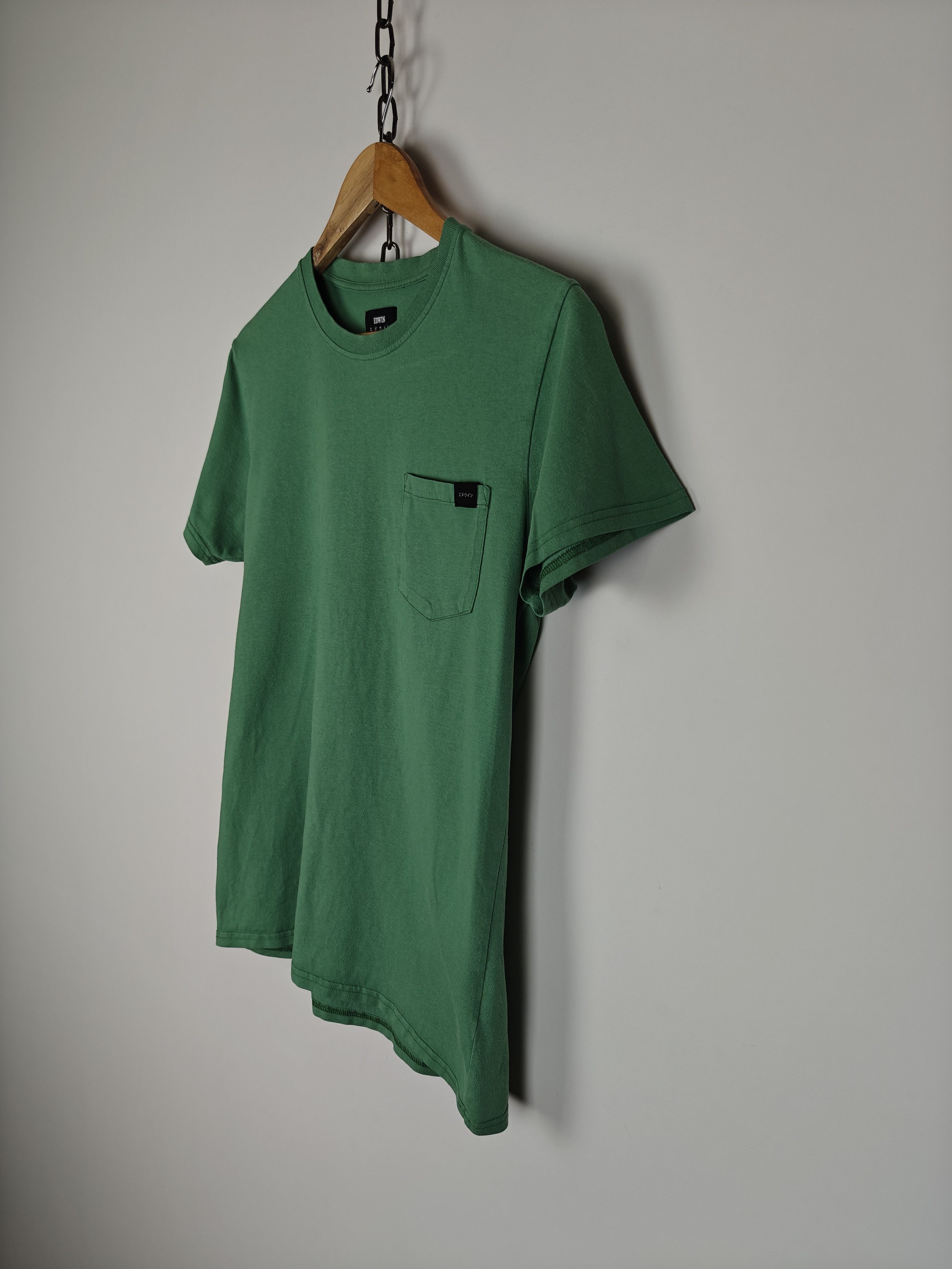 Edwin Edwin Pocket T-Shirt Japan Tee Crewneck Green size S Size US S / EU 44-46 / 1 - 6 Thumbnail