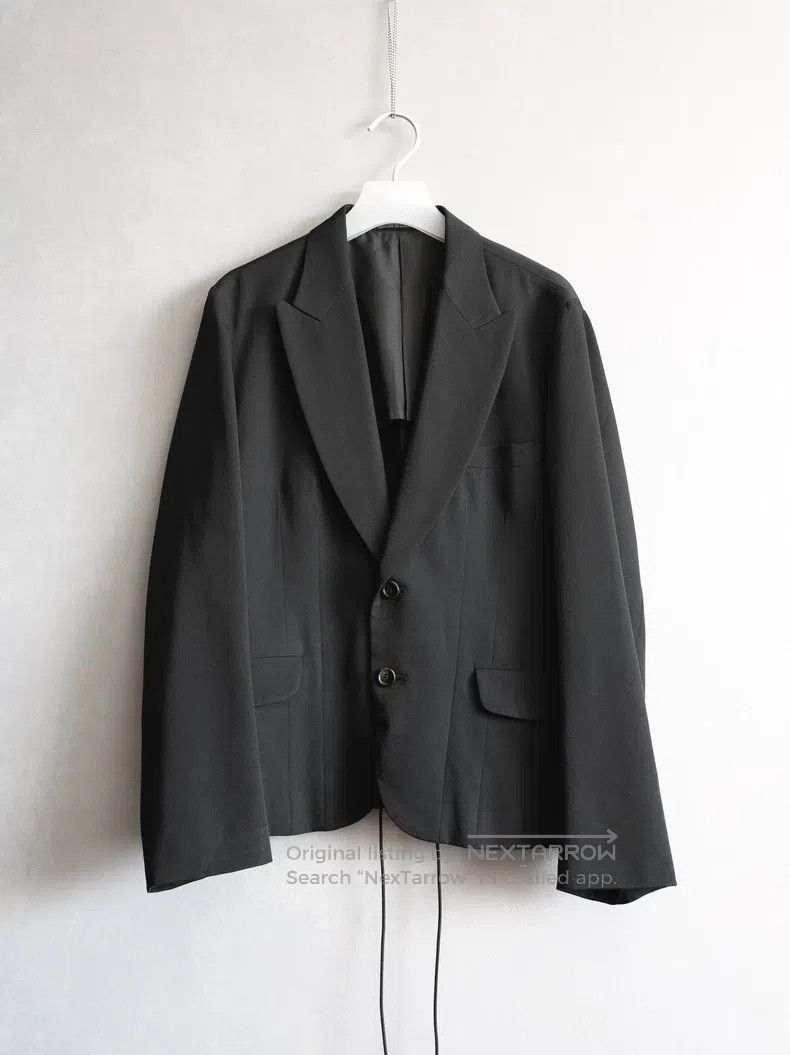 Yohji Yamamoto Yohji Yamamoto Drawstring Deconstructed Vertical Jacket Size US M / EU 48-50 / 2 - 5 Thumbnail