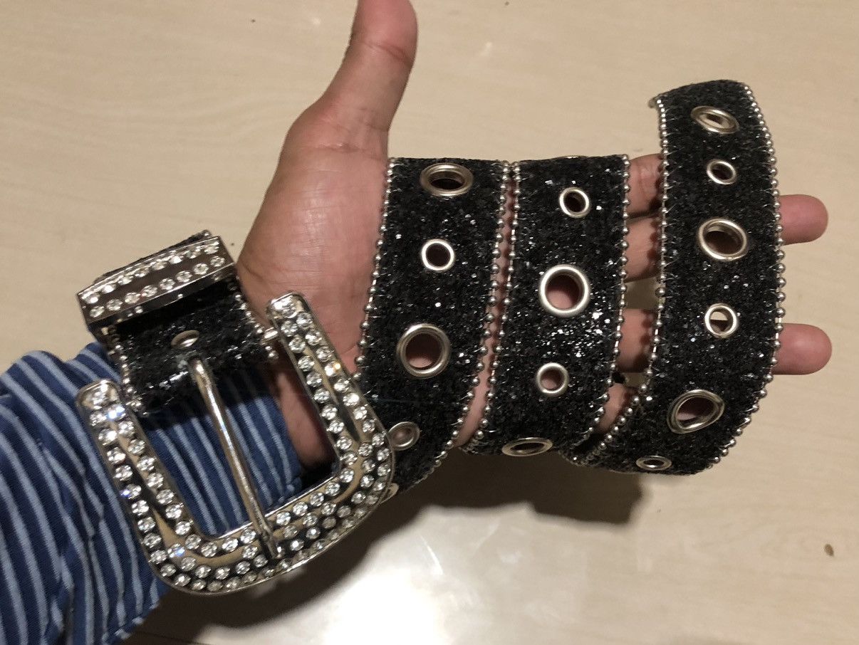 Japanese Brand Japanese Brand - sparkling studded belt tc31 Size 30 - 1 Thumbnail
