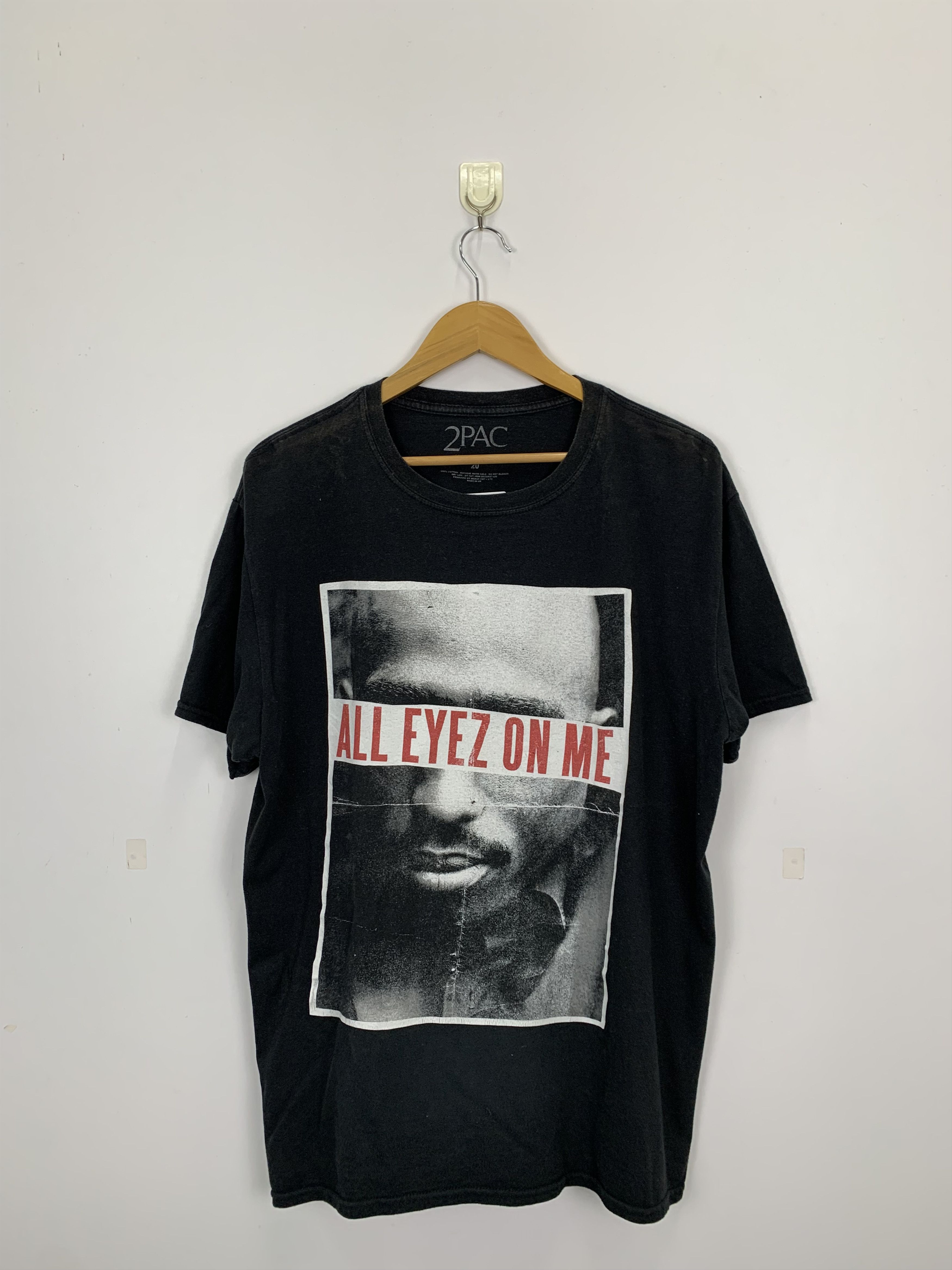 Rap Tees × Vintage Vintage 2Pac All Eyez On Me Rap Tees TA0184 Size US L / EU 52-54 / 3 - 1 Thumbnail