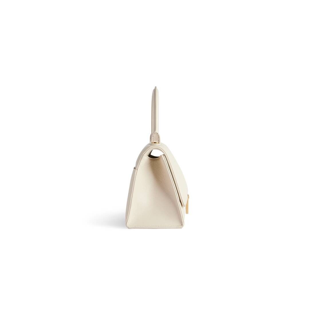 Balenciaga o1mt1gz0525 Size: OS / Hourglass Small Handbag Light Beige Size ONE SIZE - 3 Thumbnail