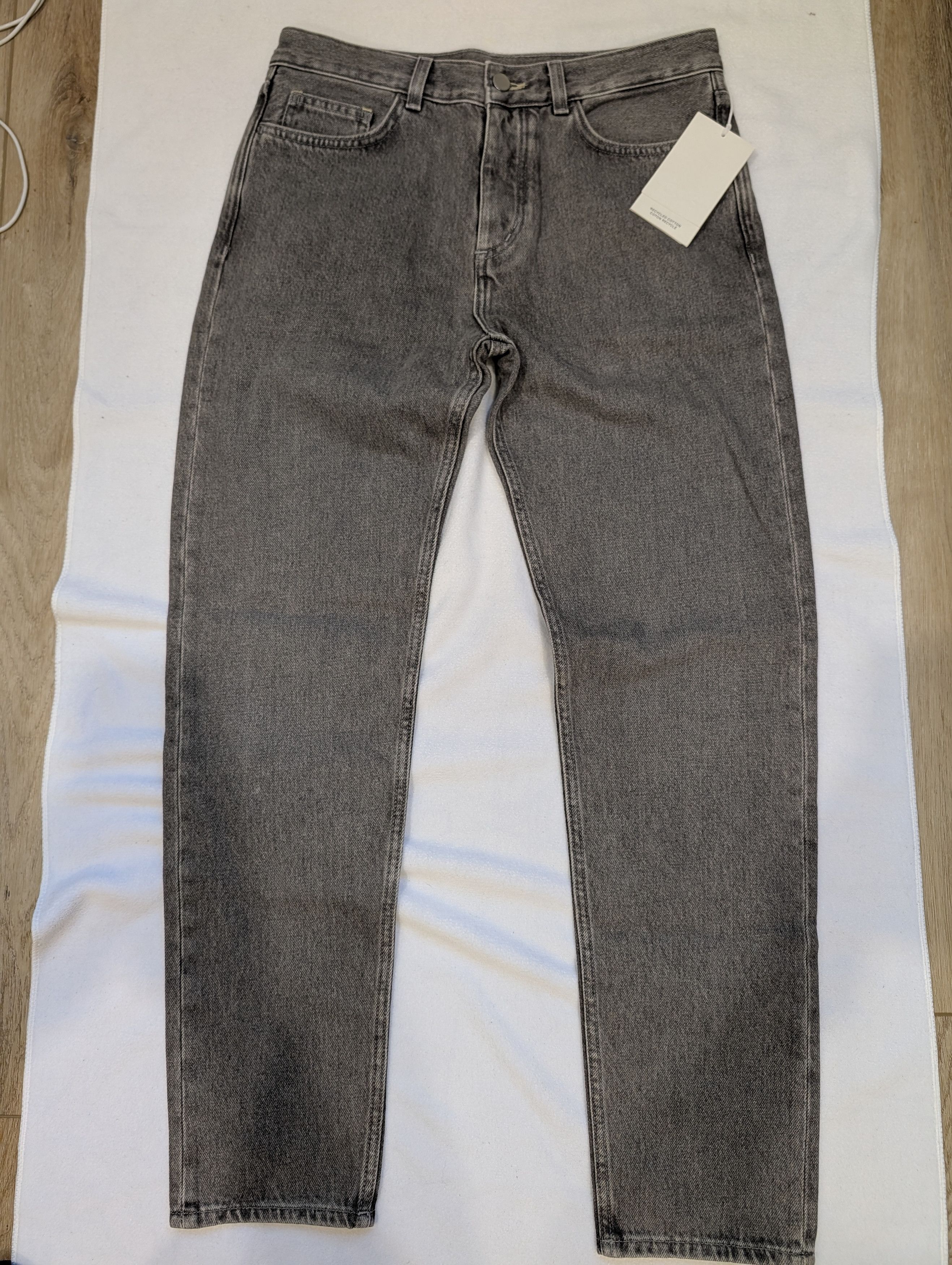 Cos COS regular fit mid-gray denim Size US 30 / EU 46 - 1 Thumbnail