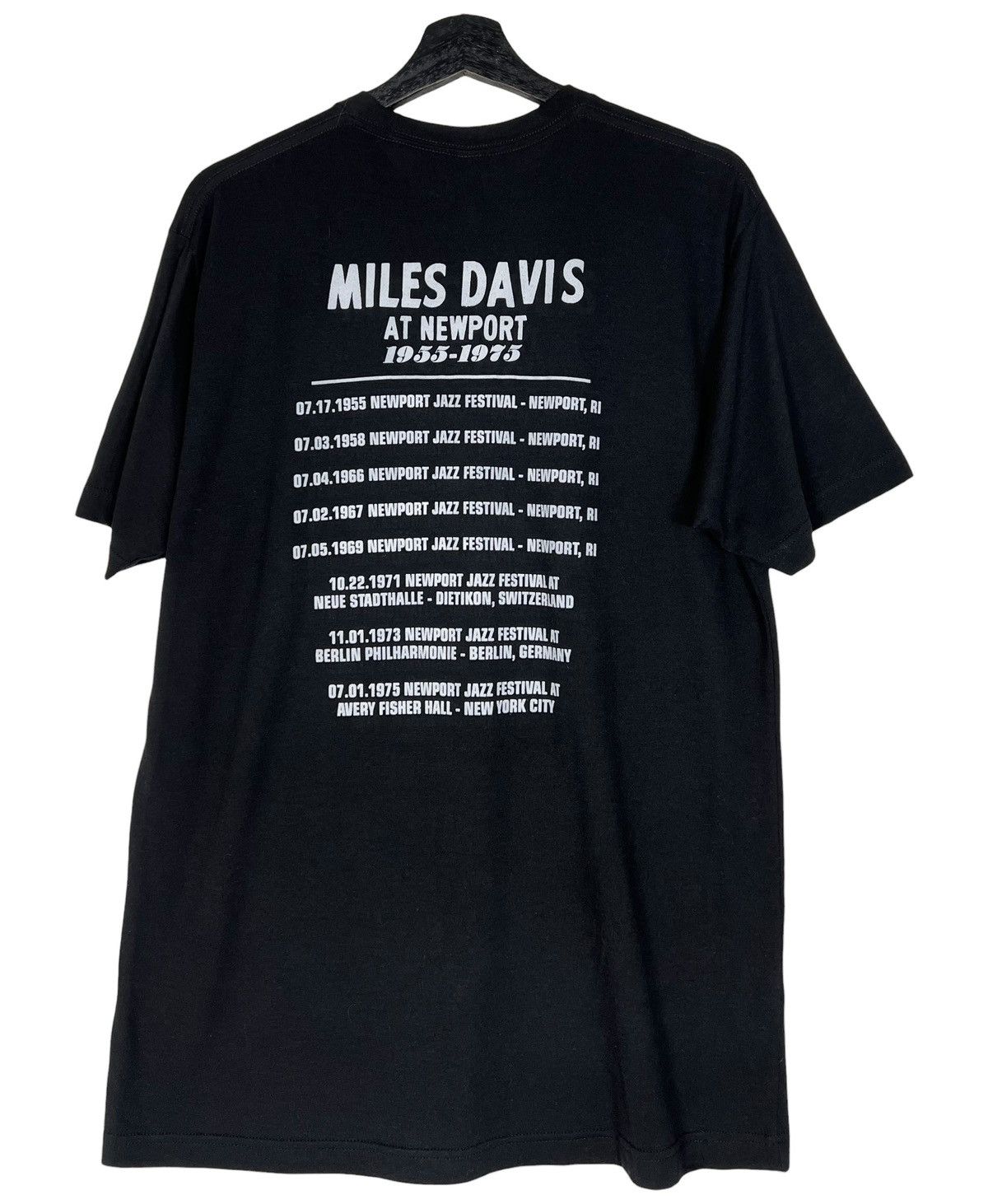 Band Tees Miles Davis Tour Tee Size US L / EU 52-54 / 3 - 2 Thumbnail
