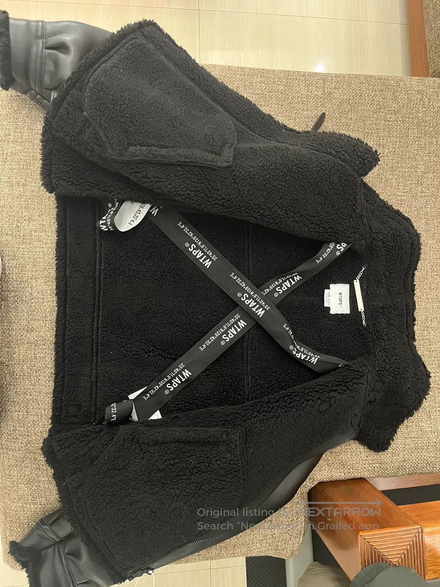 Wtaps WTAPS Black Leather Bomber Jacket. Size US S / EU 44-46 / 1 - 3 Thumbnail