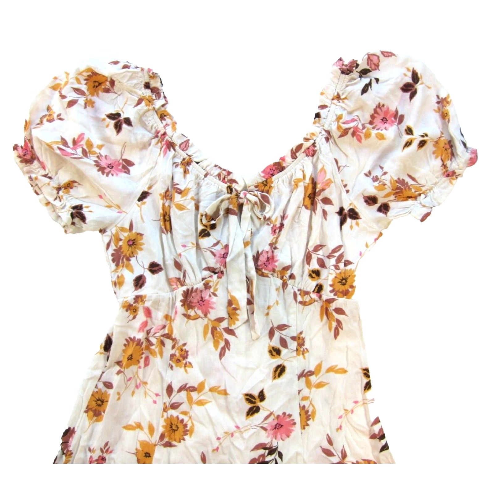 Pinko Luxology Sun Dress M Midi Floral Shirt Dress Pink Rayon Fit & Flare Womens Size M / US 6-8 / IT 42-44 - 4 Thumbnail