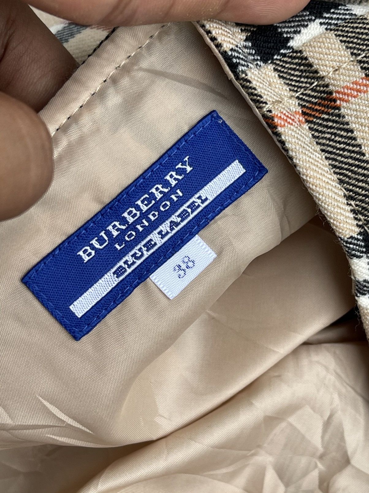 Burberry Burberry London Women's Nova Check Baggy Pleated Midi Skirt Size 29" - 8 Thumbnail