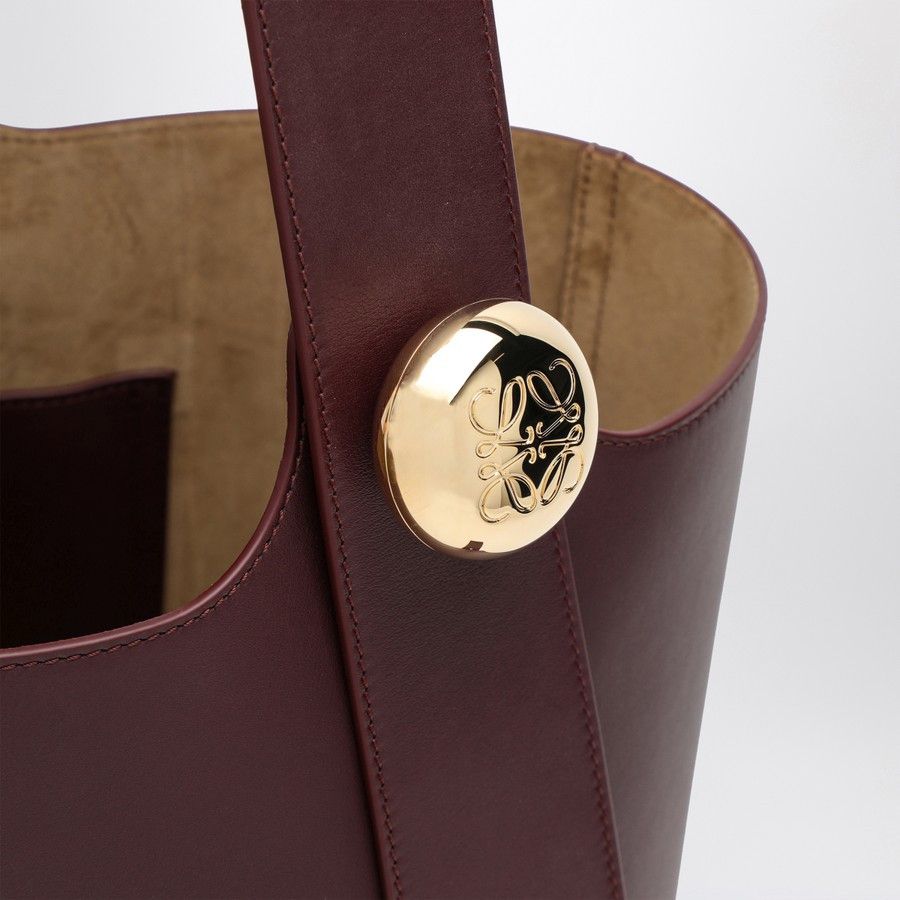Loewe o1d2blof0824 Size: OS / Calfskin Pebble Bucket Medium Bag Size ONE SIZE - 5 Thumbnail