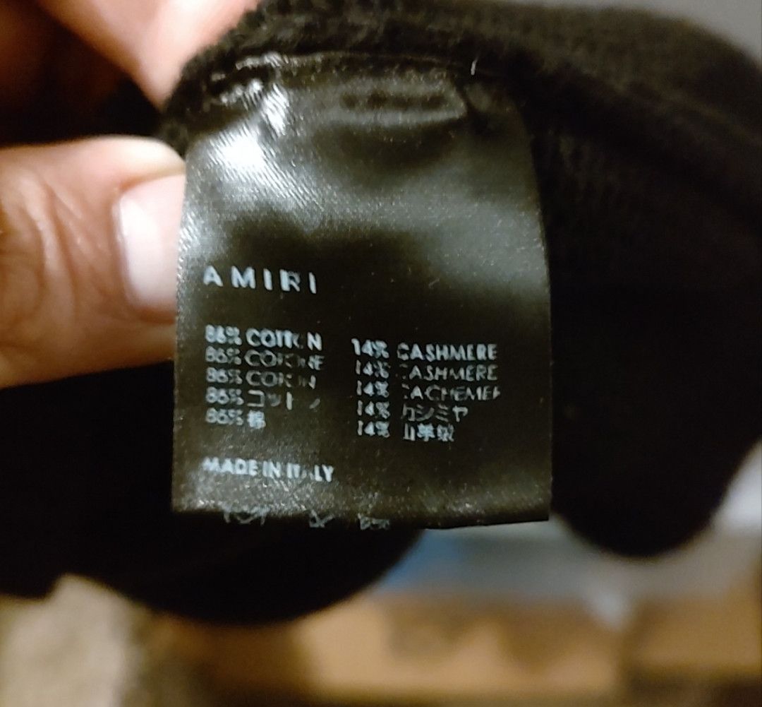 Amiri Amiri logo knitted hoodie Size US XXL / EU 58 / 5 - 7 Thumbnail