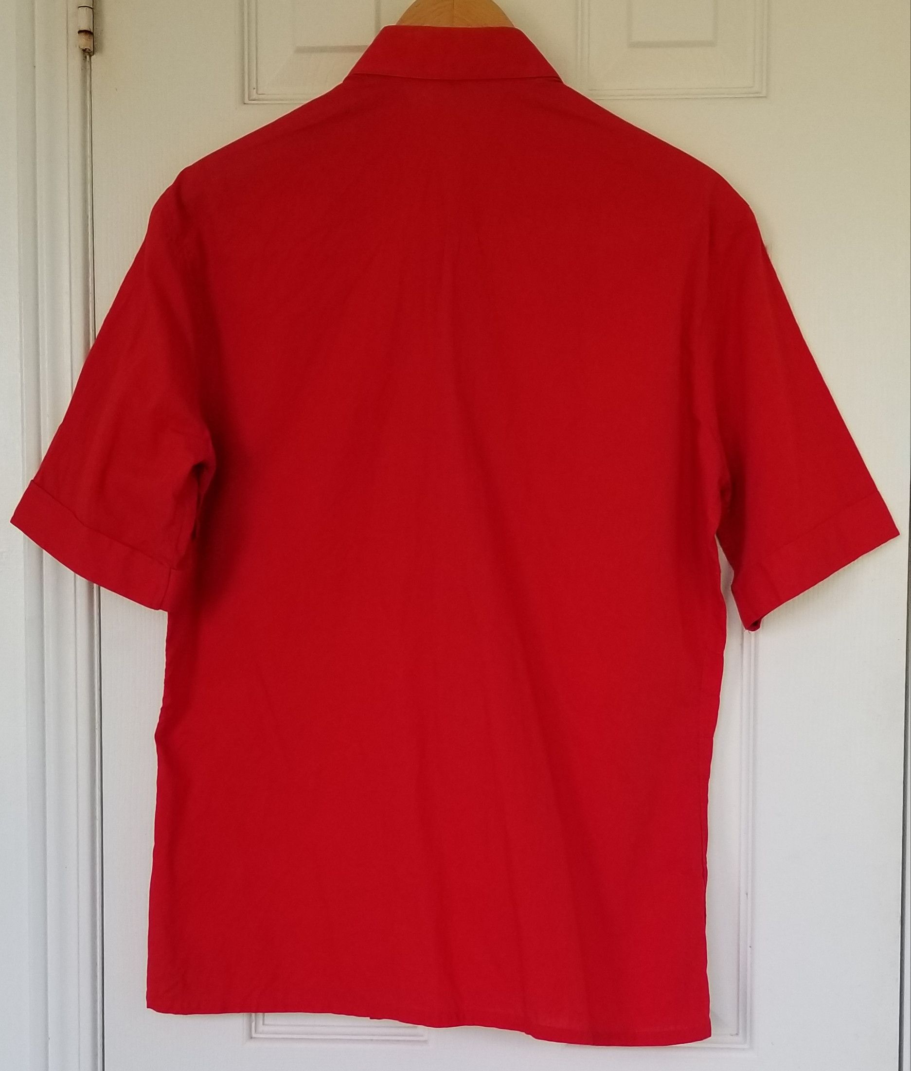 Raf Simons Raf Simons Archival Vivid Red Vibrant Cardinal Shirt Size US S / EU 44-46 / 1 - 7 Thumbnail