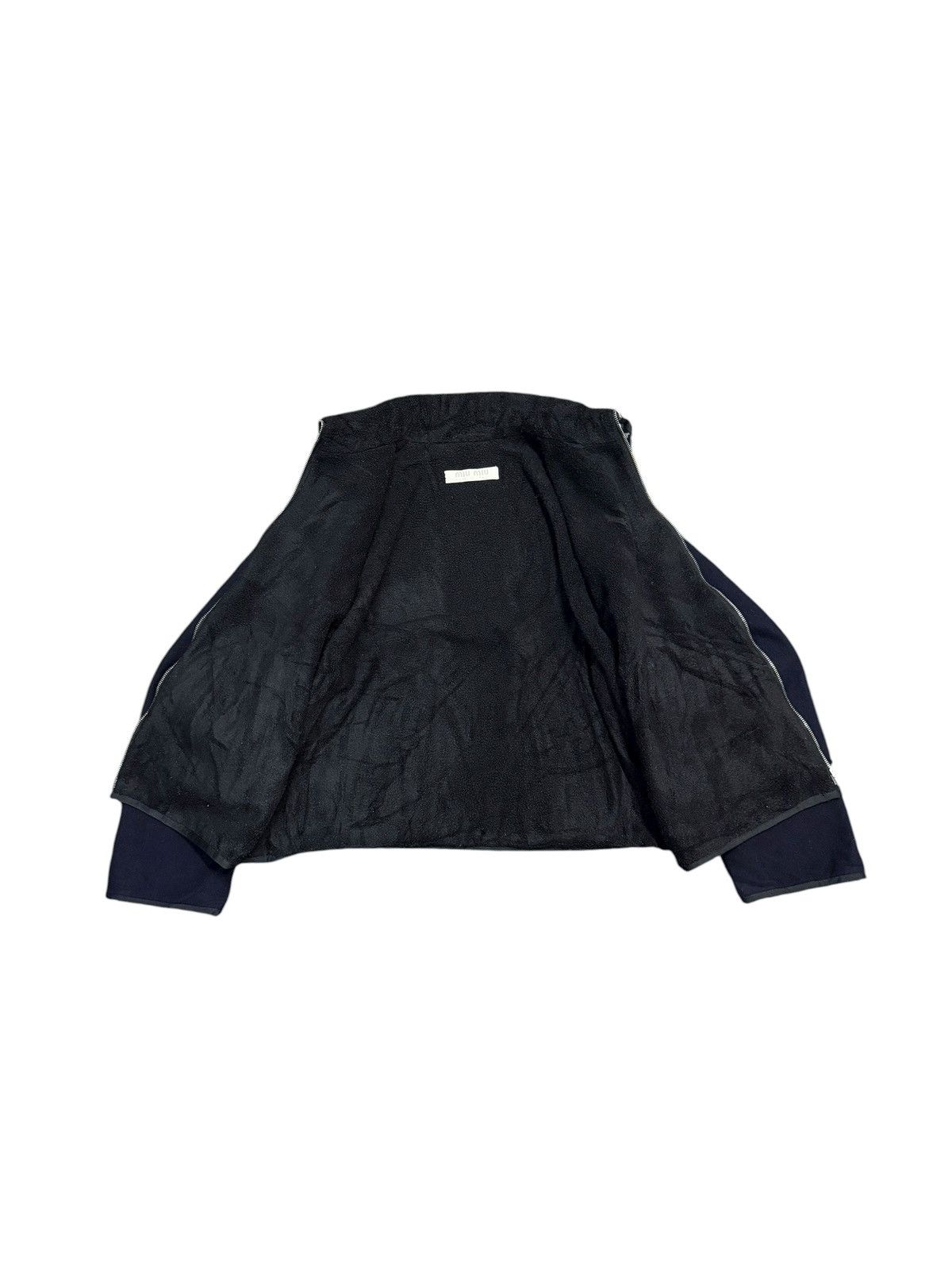 Miu Miu Miu Miu Wool Fleece Zipper Jacket Made Italy Size XS / US 0-2 / IT 36-38 - 4 Thumbnail