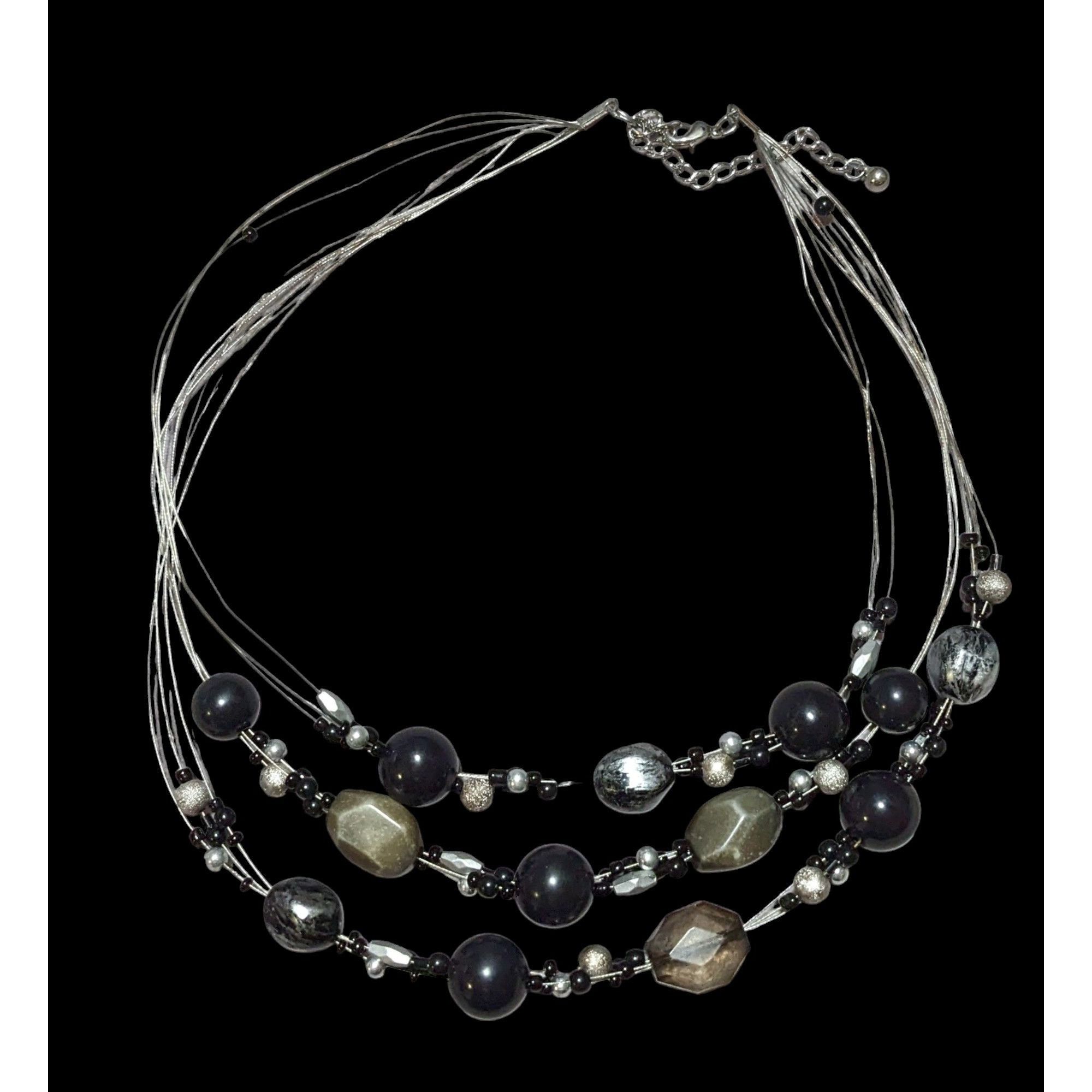 Other Gothic Beaded Floating Necklace Size ONE SIZE - 1 Thumbnail
