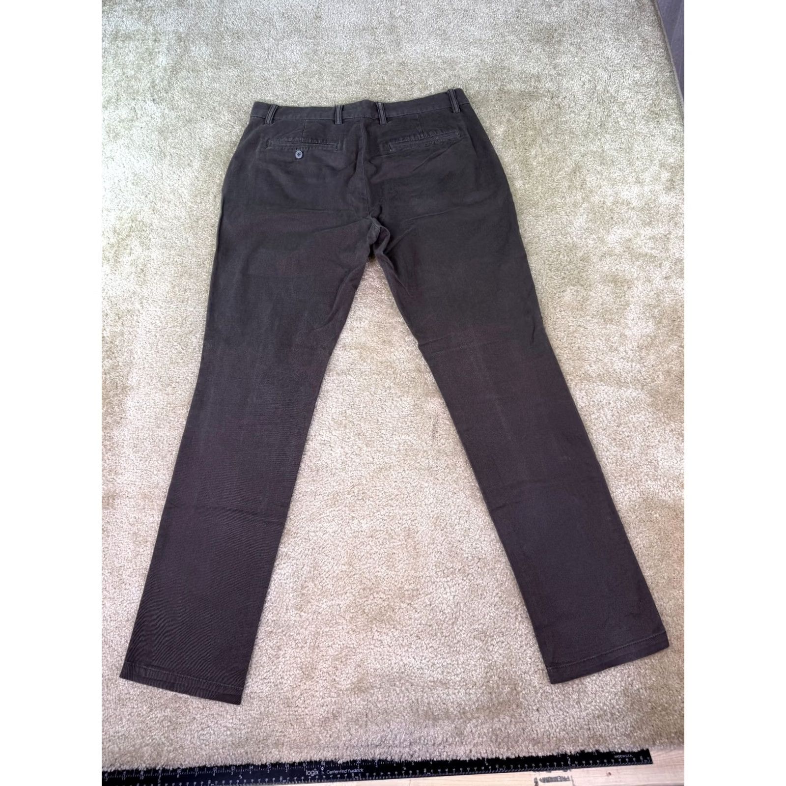 Old Navy Old Navy Slim Pants Men 32x32 Brown Cotton Blend Chino Straight 5-Pocket C489 Size US 32 / EU 48 - 4 Thumbnail