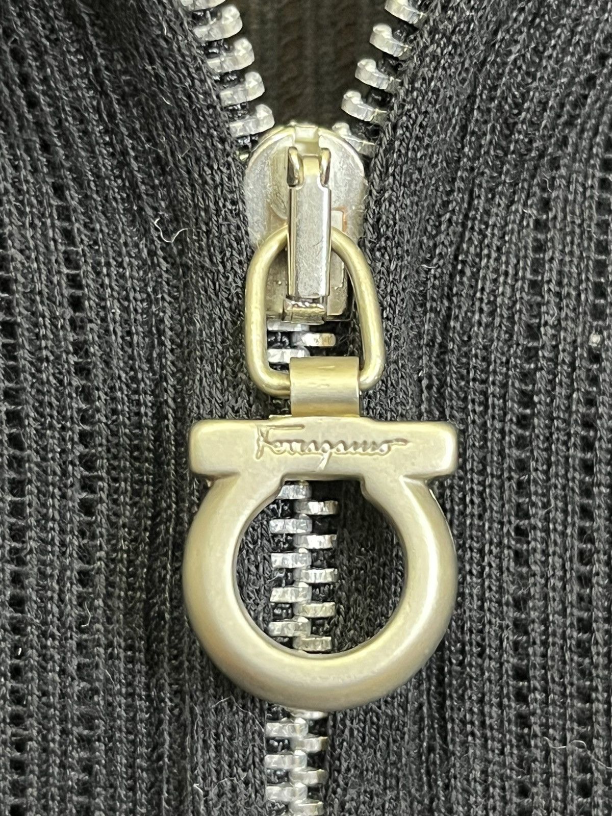Salvatore Ferragamo Vintage SALVATORE FERRAGAMO 1/2 zipper polo shirts Size US L / EU 52-54 / 3 - 4 Thumbnail