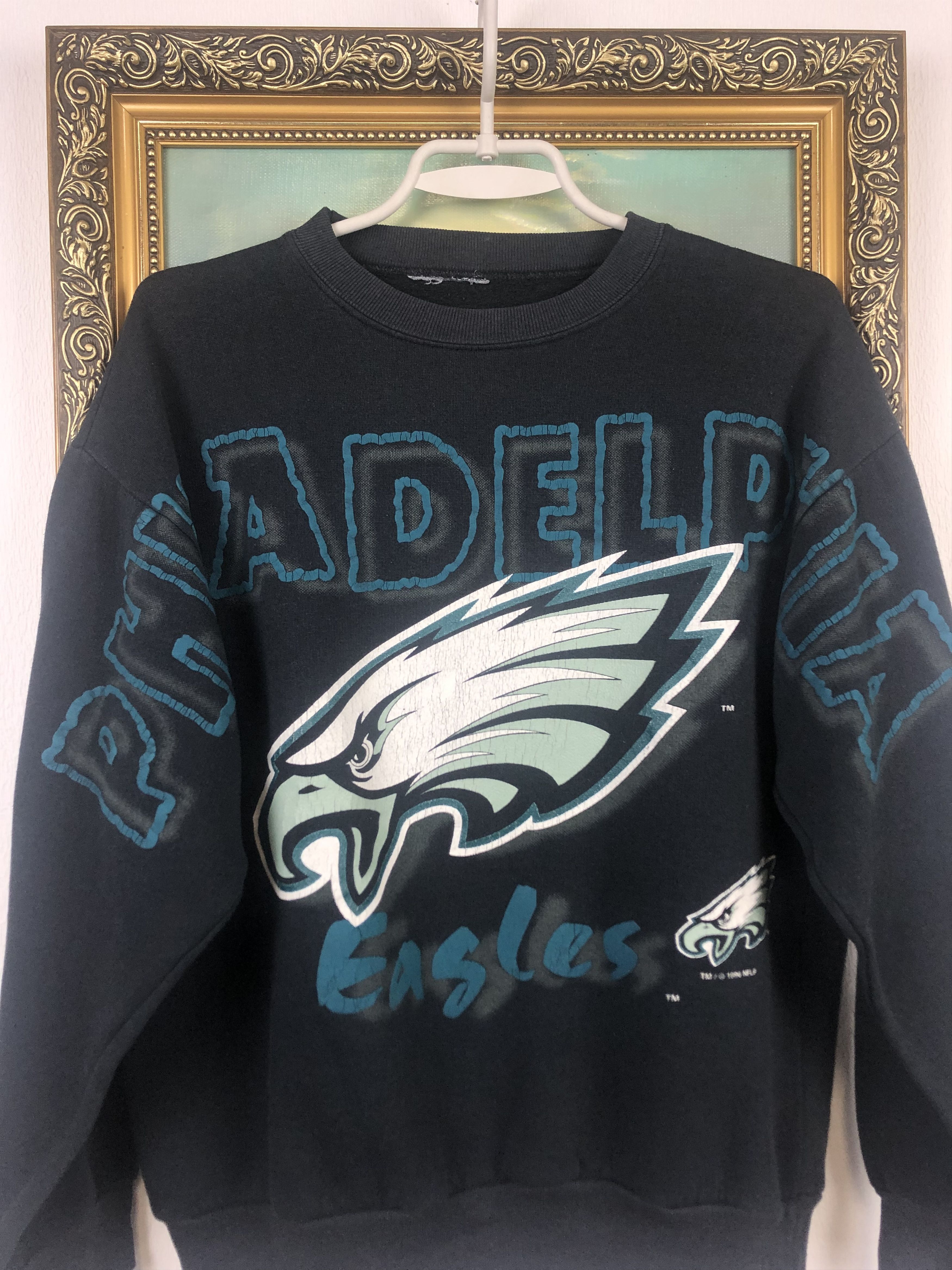 Vintage Philadelphia Eagles Sweatshirt Crewneck Big Logo