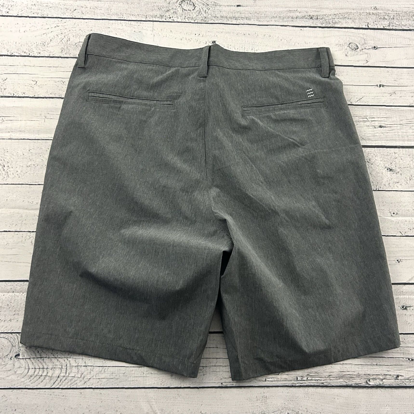 Vintage Free Fly Hybrid Short II 9" Inseam Men's 34 Heather Graphite Gray Chino Size US 34 / EU 50 - 6 Thumbnail