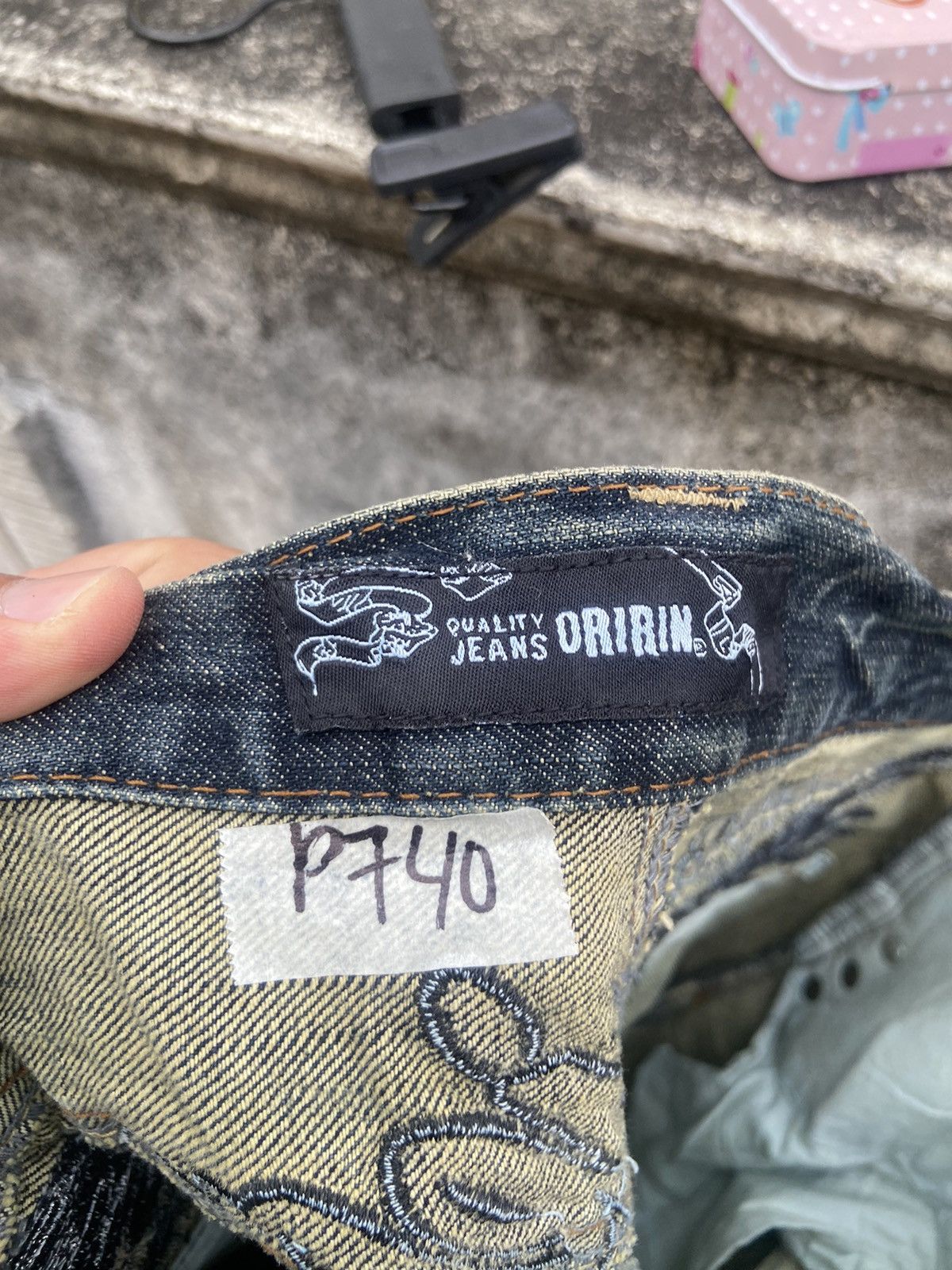 Vintage Oririn Rare jeans Size US 35 - 8 Thumbnail