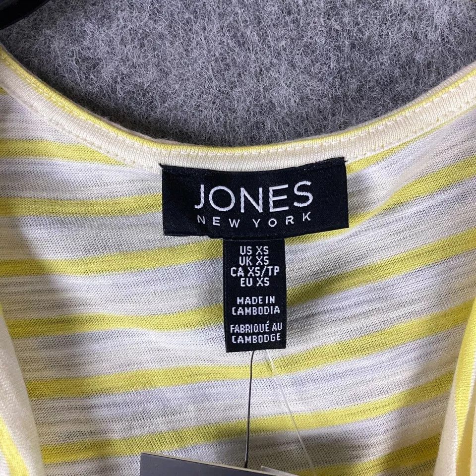 Jones New York Jones New York Blouse XS Women's Sleeveless Striped NWT Size XS / US 0-2 / IT 36-38 - 2 Thumbnail