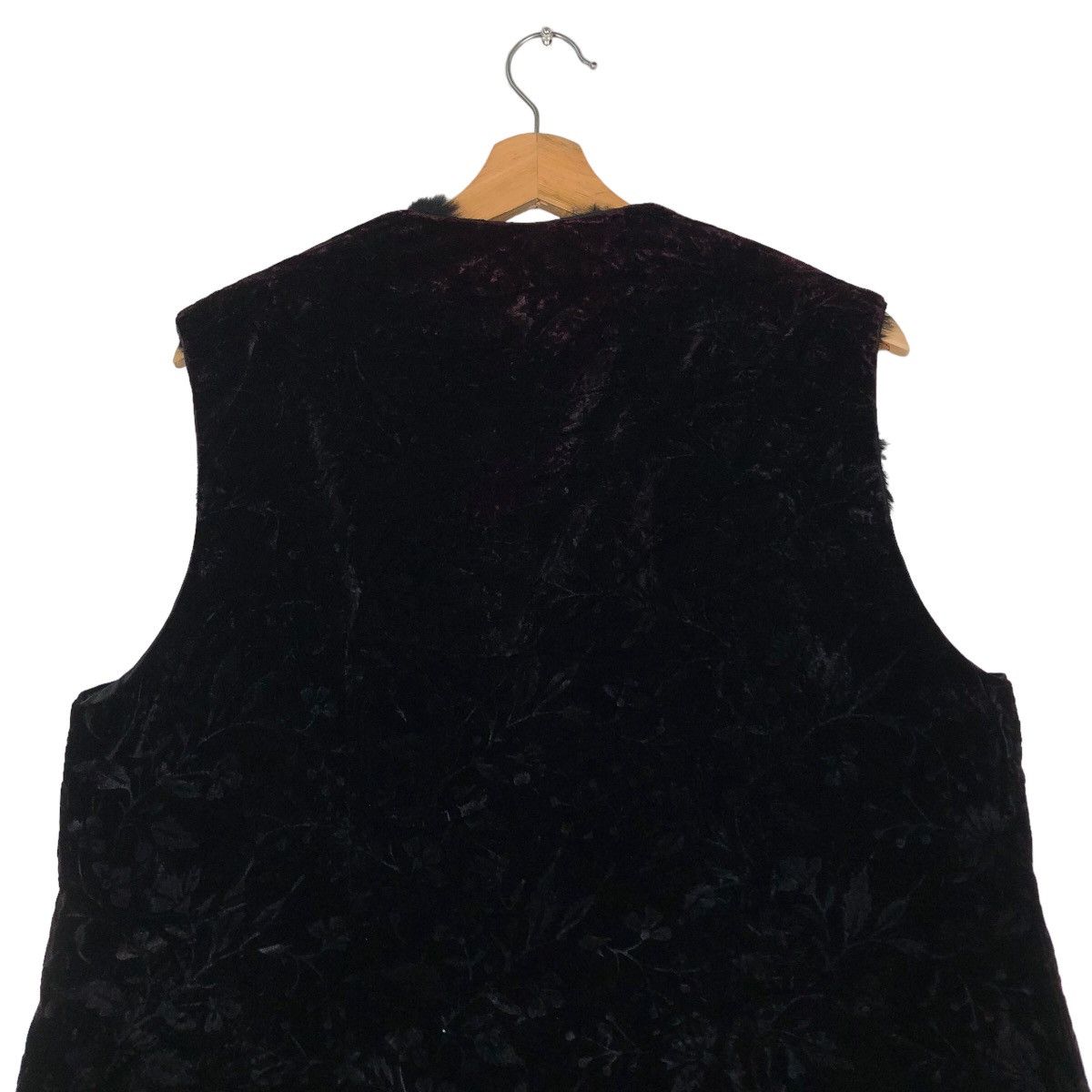 Japanese Brand 🔥Vintage Suede Velvet Vest Flower Full Print Design Size US M / EU 48-50 / 2 - 9 Thumbnail
