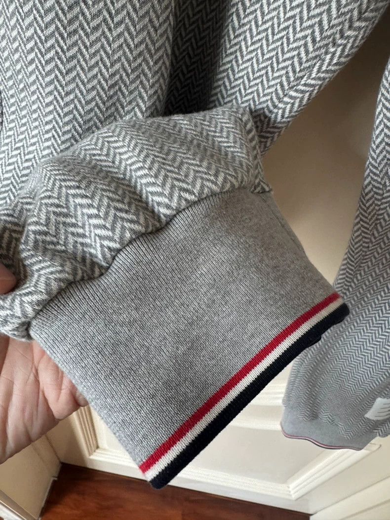 Thom Browne Thom Browne Gray herringbone sweatpants Size US 38 / EU 54 - 4 Thumbnail