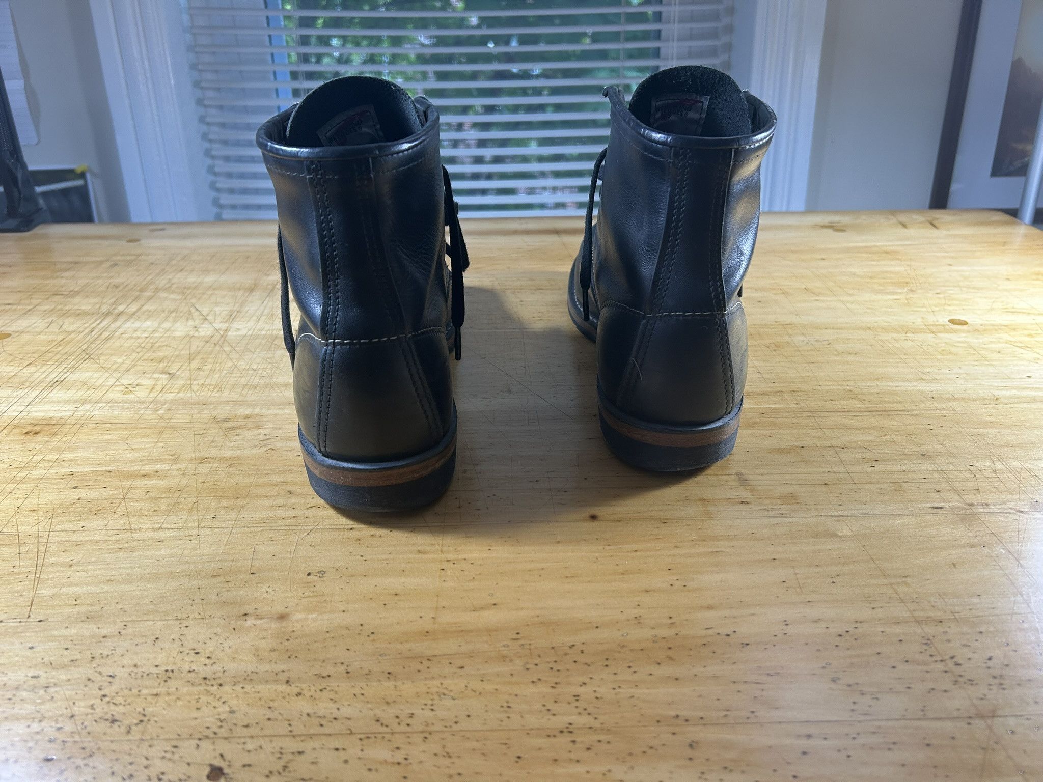 Red Wing Beckman in Black Leather, Style 9414 Size US 9 / EU 42 - 4 Thumbnail